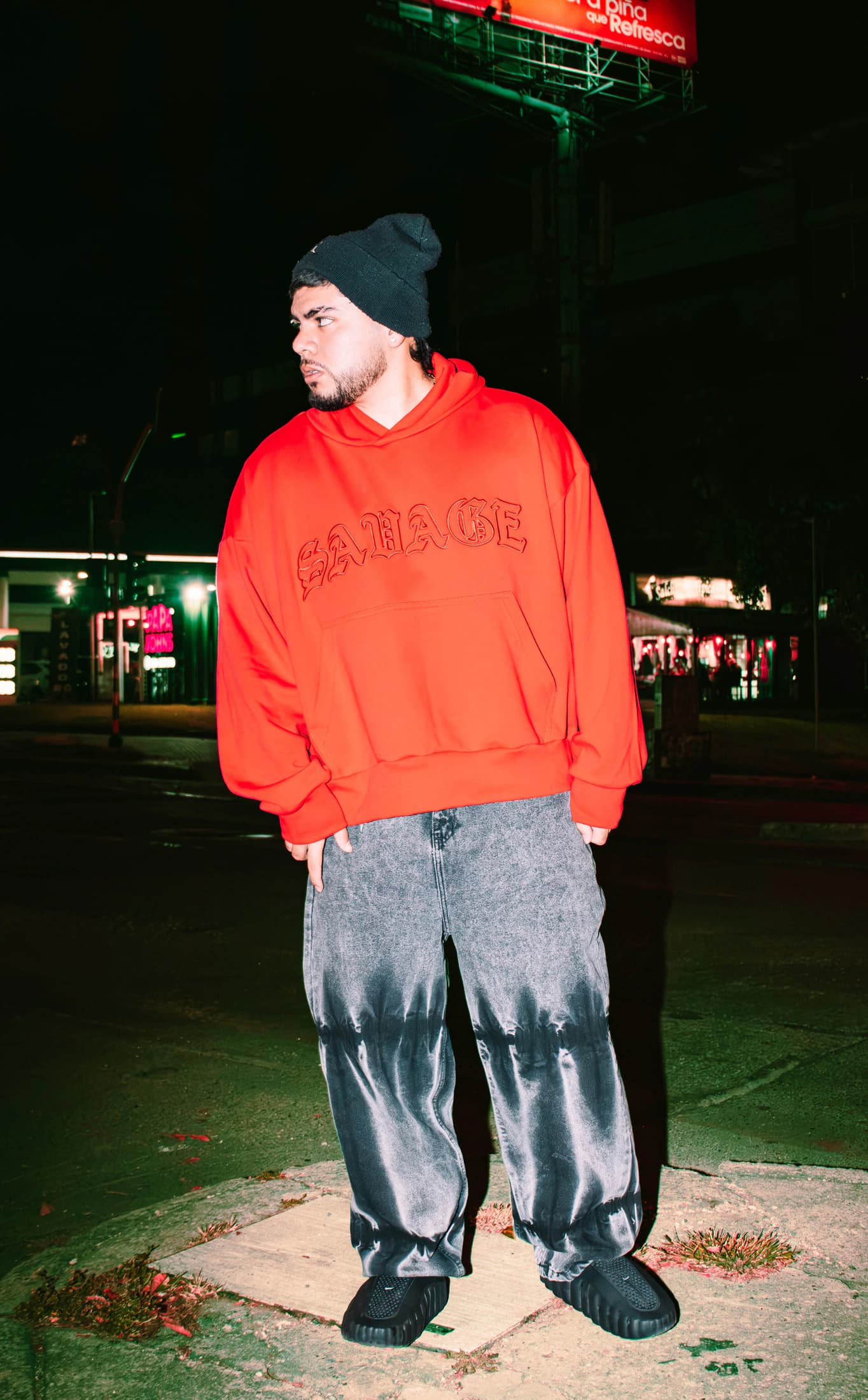 Hoodie Boxy fit Red district - imagen 10