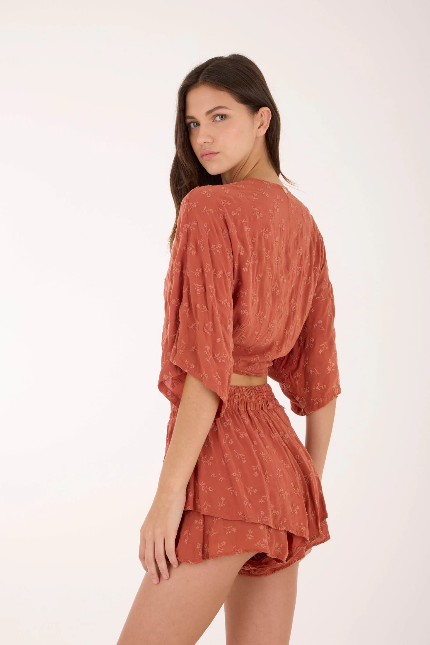 Sunset Embroidery Isla Short - imagen 1
