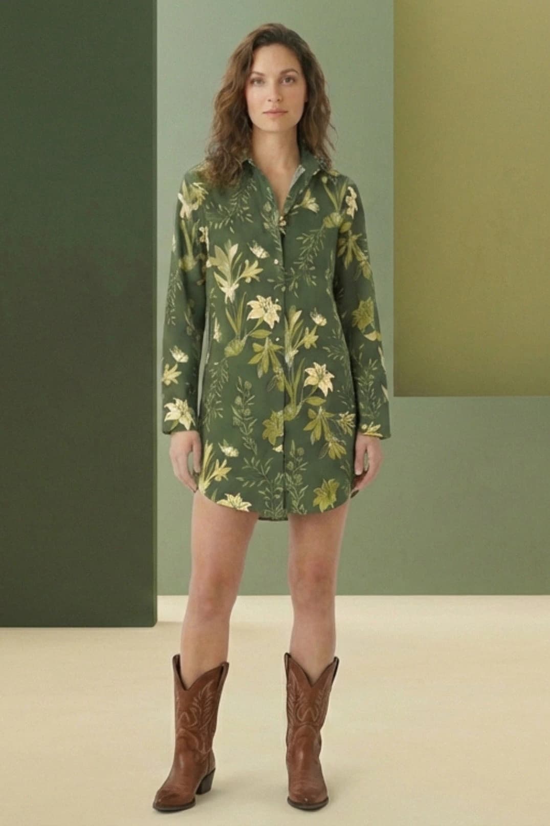 Vestido Suaza Achira Verde - imagen 8
