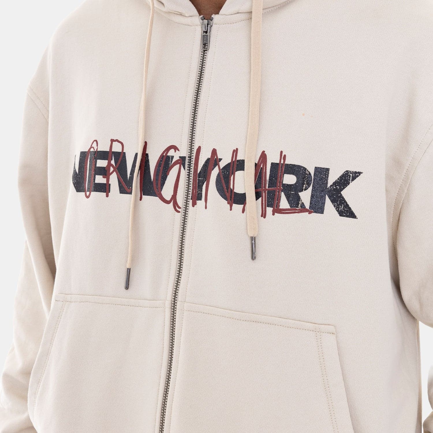 Zip Hoodie Regular Fit Beige - imagen 3