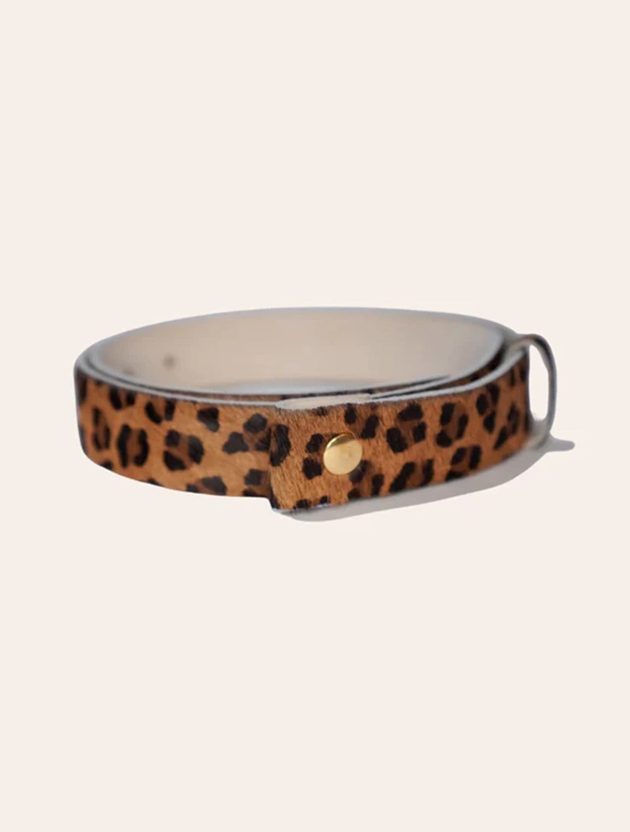 CINTURÓN PIEL LEOPARDO - imagen 1