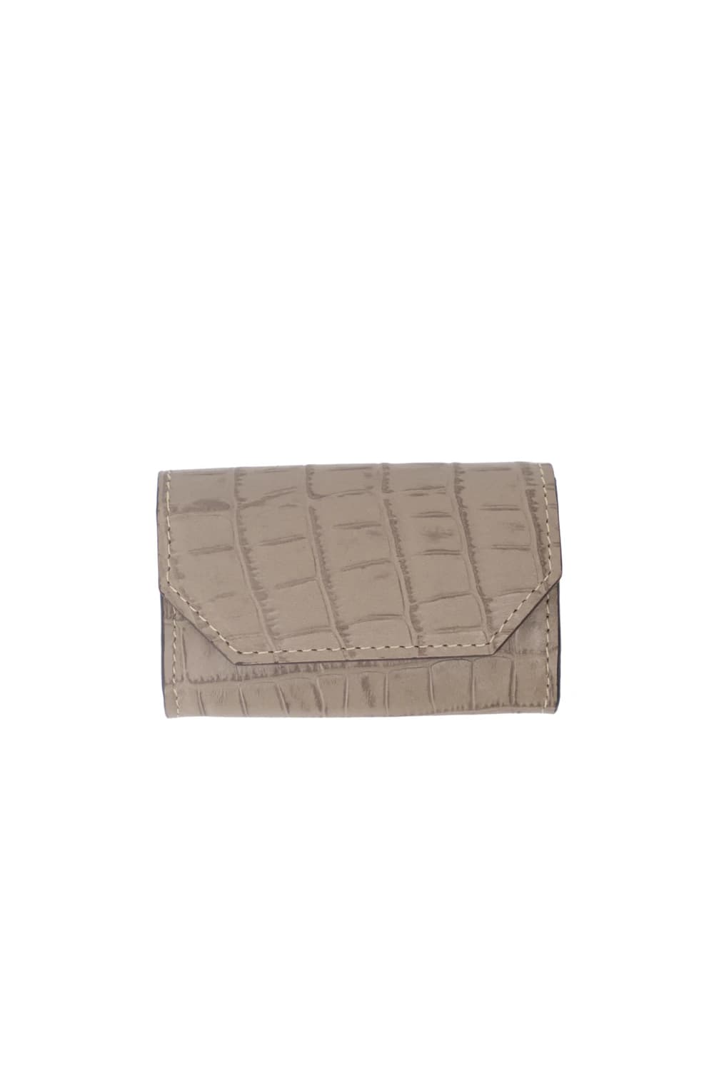 POCKET WALLET - TAUPE CROC - imagen 1