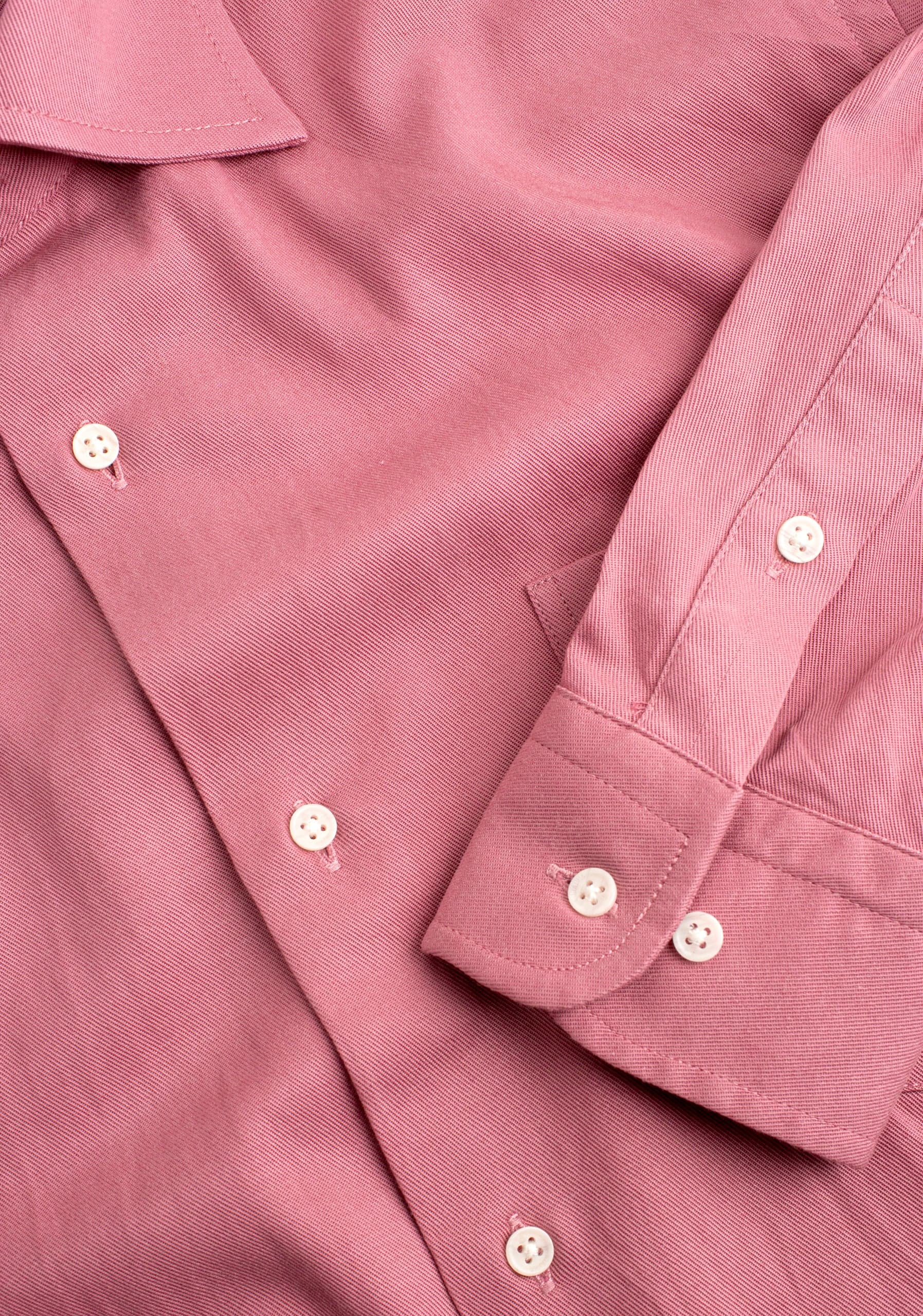Camisa H CI Hamilton Tencel Rosado - imagen 3