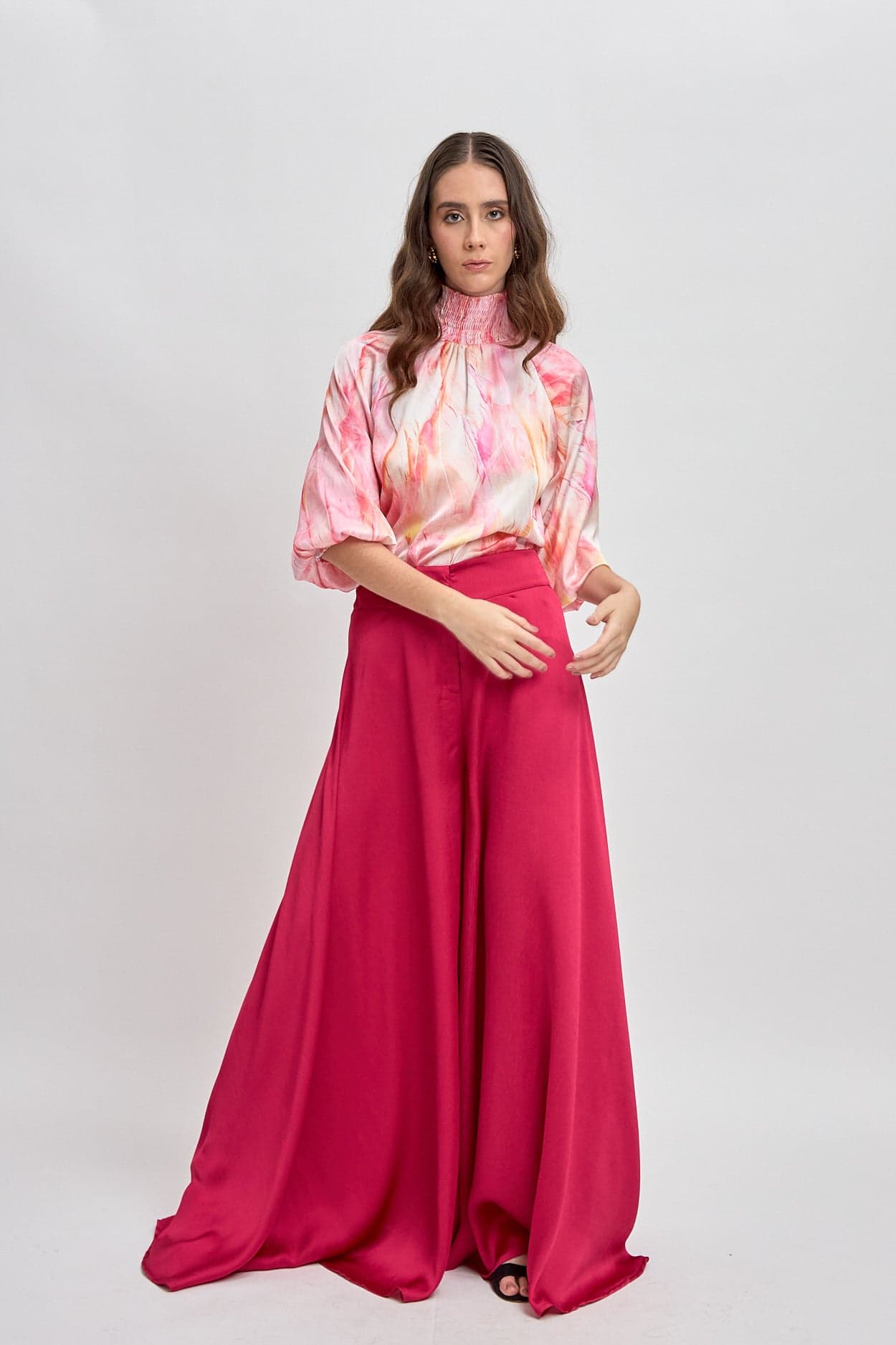 Blusa Brestel Plumas Salmon - imagen 4