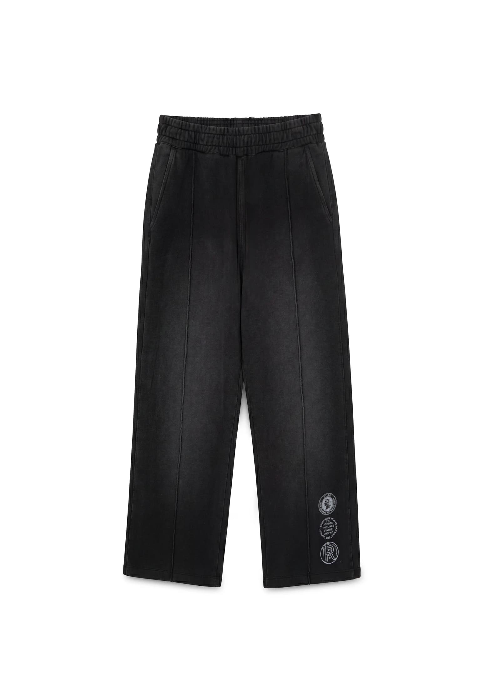 Across The Lines Black Jogger