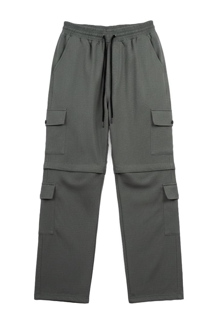 PANTALON CARGO DOBLE FUNCIÓN EN DRILL UNISEX