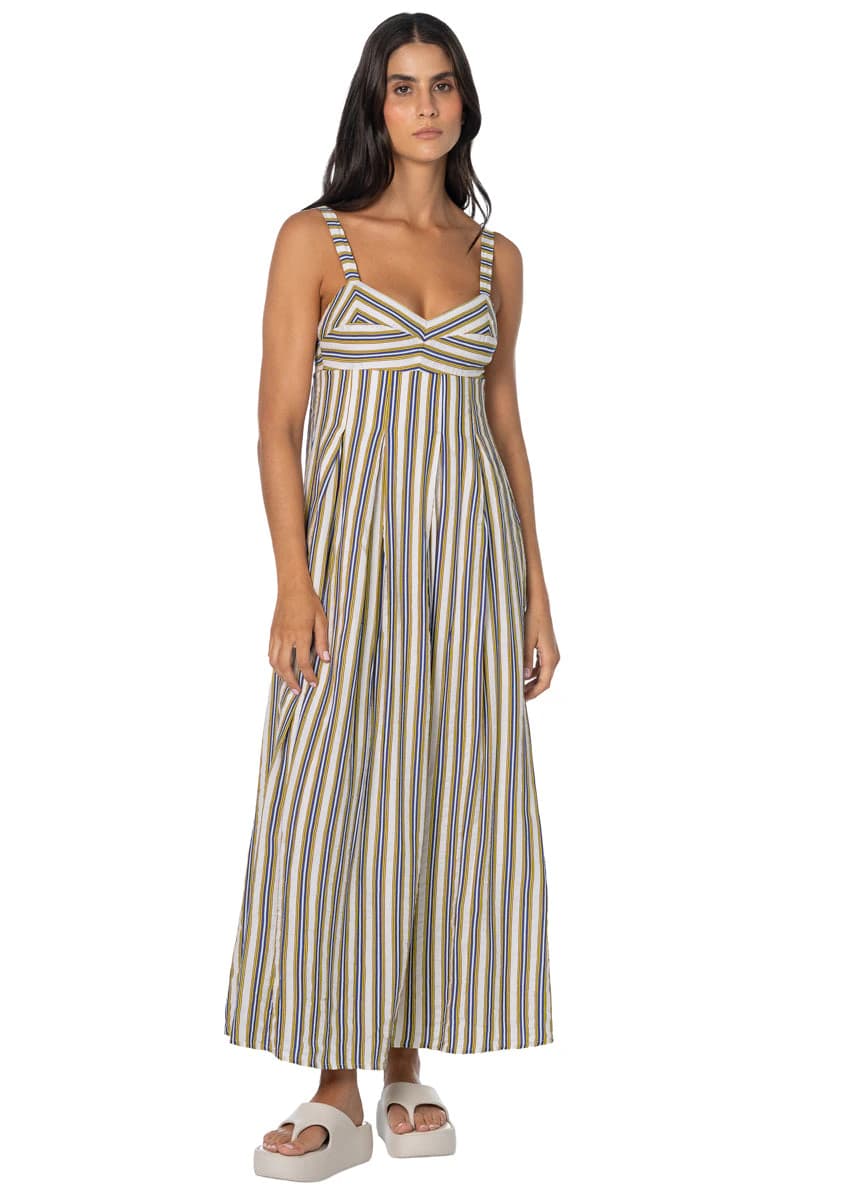 Maaji Splashy Stripes Norma Long Dress - imagen 1