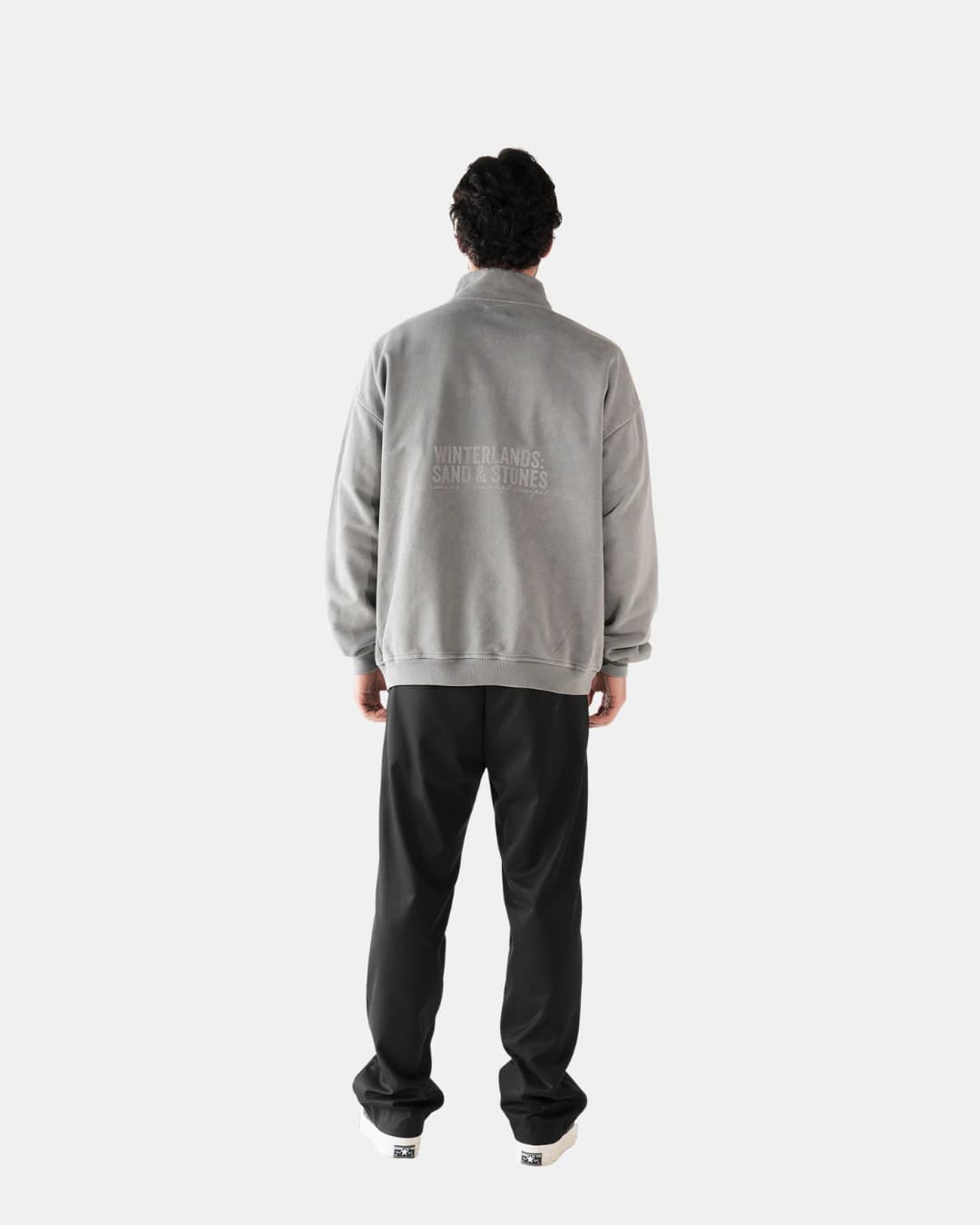 COLD GRAY ZIPPER SWEATER - imagen 3
