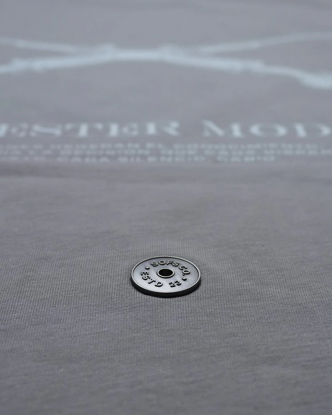 MODEL 70 OVERSIZED T-SHIRT — GREY - imagen 5