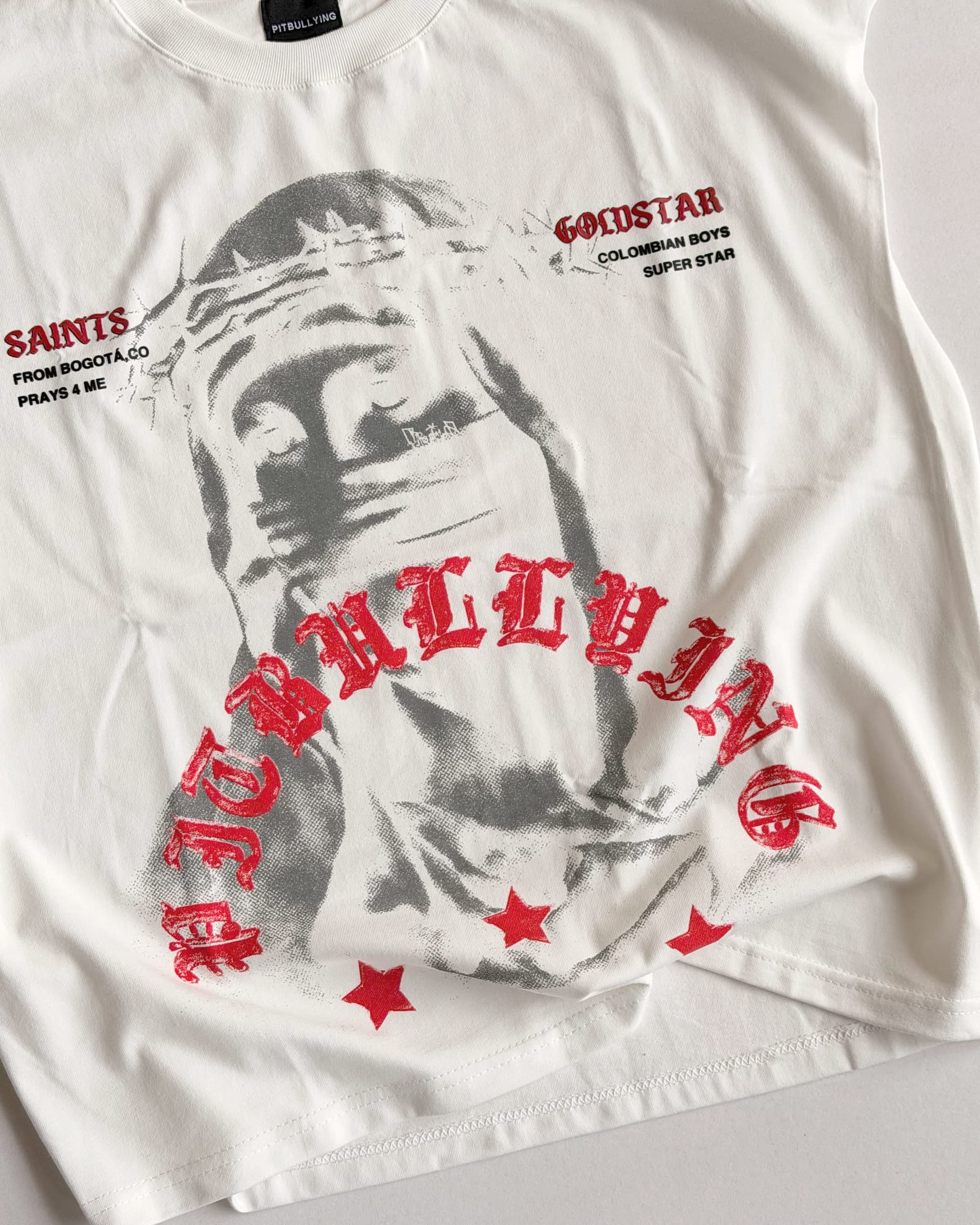 TANKTOP OVERSIZE SAINTS CRUDO - imagen 3