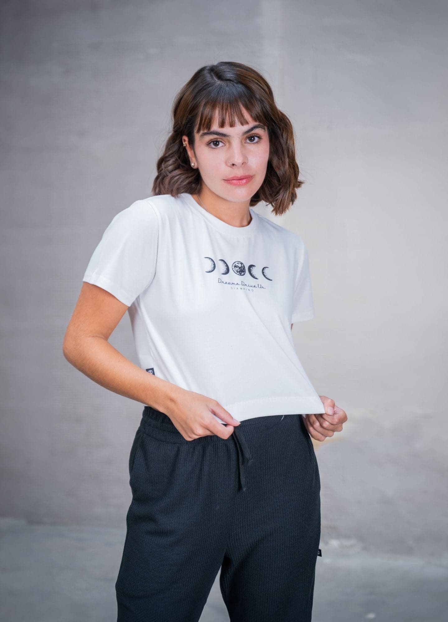 Lunas Crop Top – Marfil