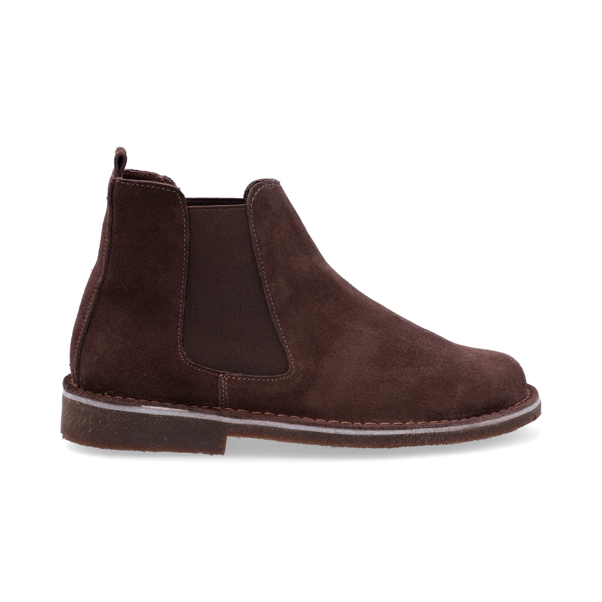 Botas Chelsea Hombre Cuero Carnaza Café - imagen 4