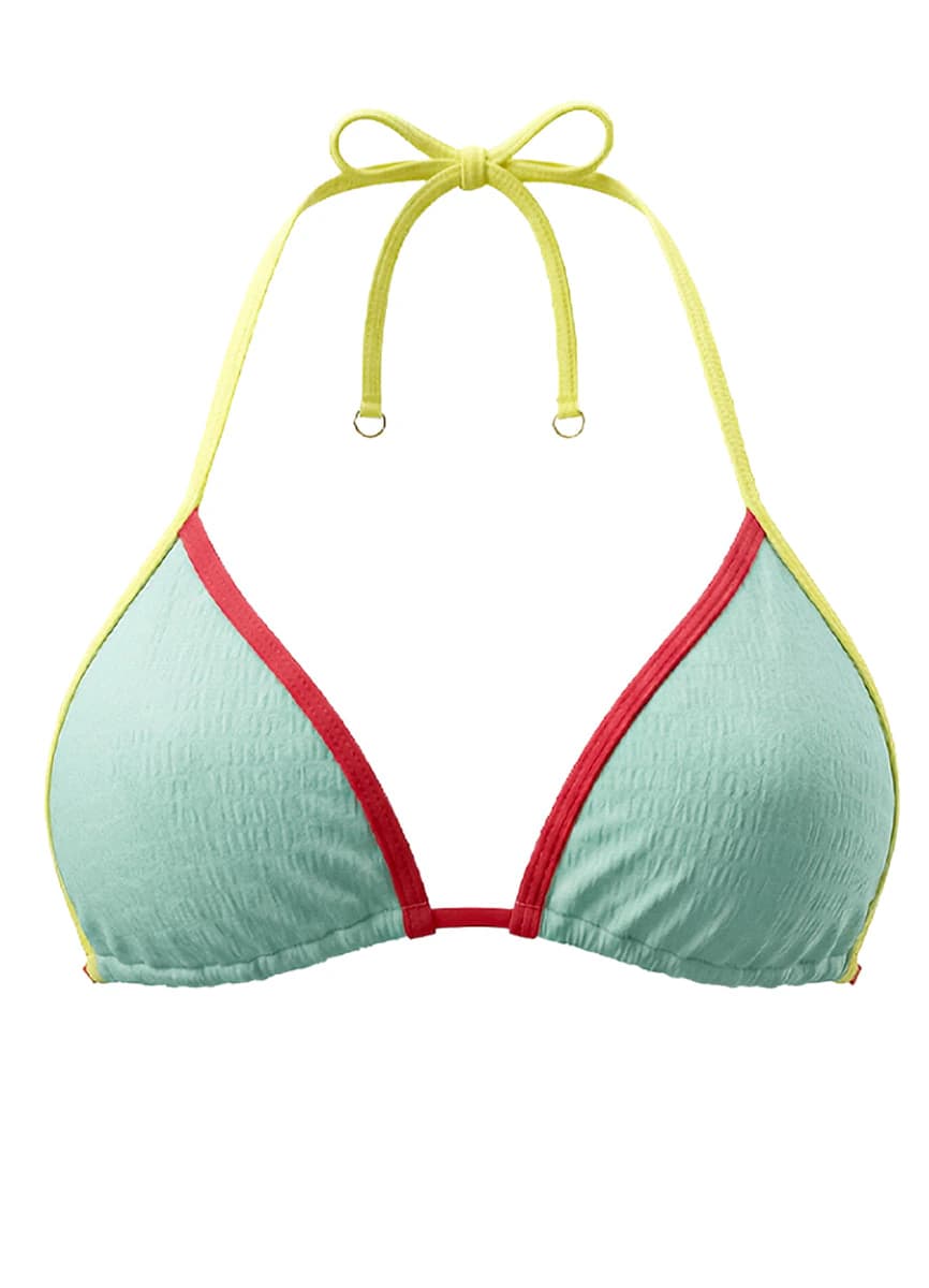 Maaji Tricolor Heat Katie Sliding Triangle Bikini Top - imagen 5