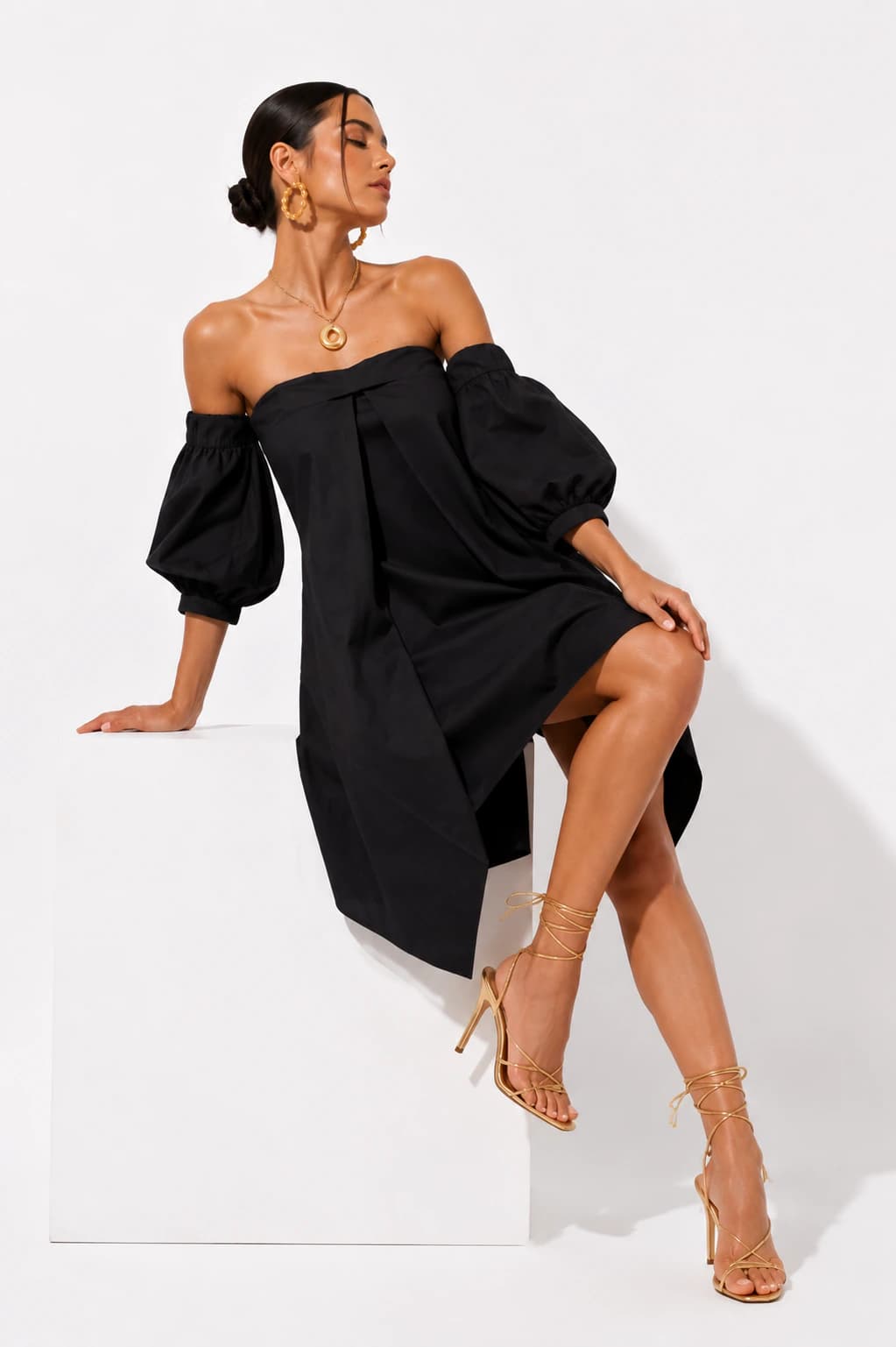 Vestido Adele Negro - imagen 2
