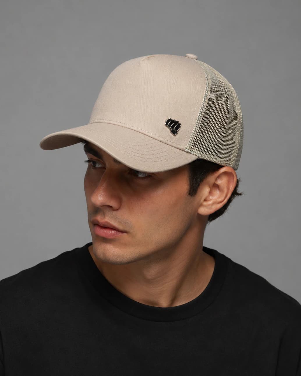 Gorra Fist Pin Trucker kaki-Cafe