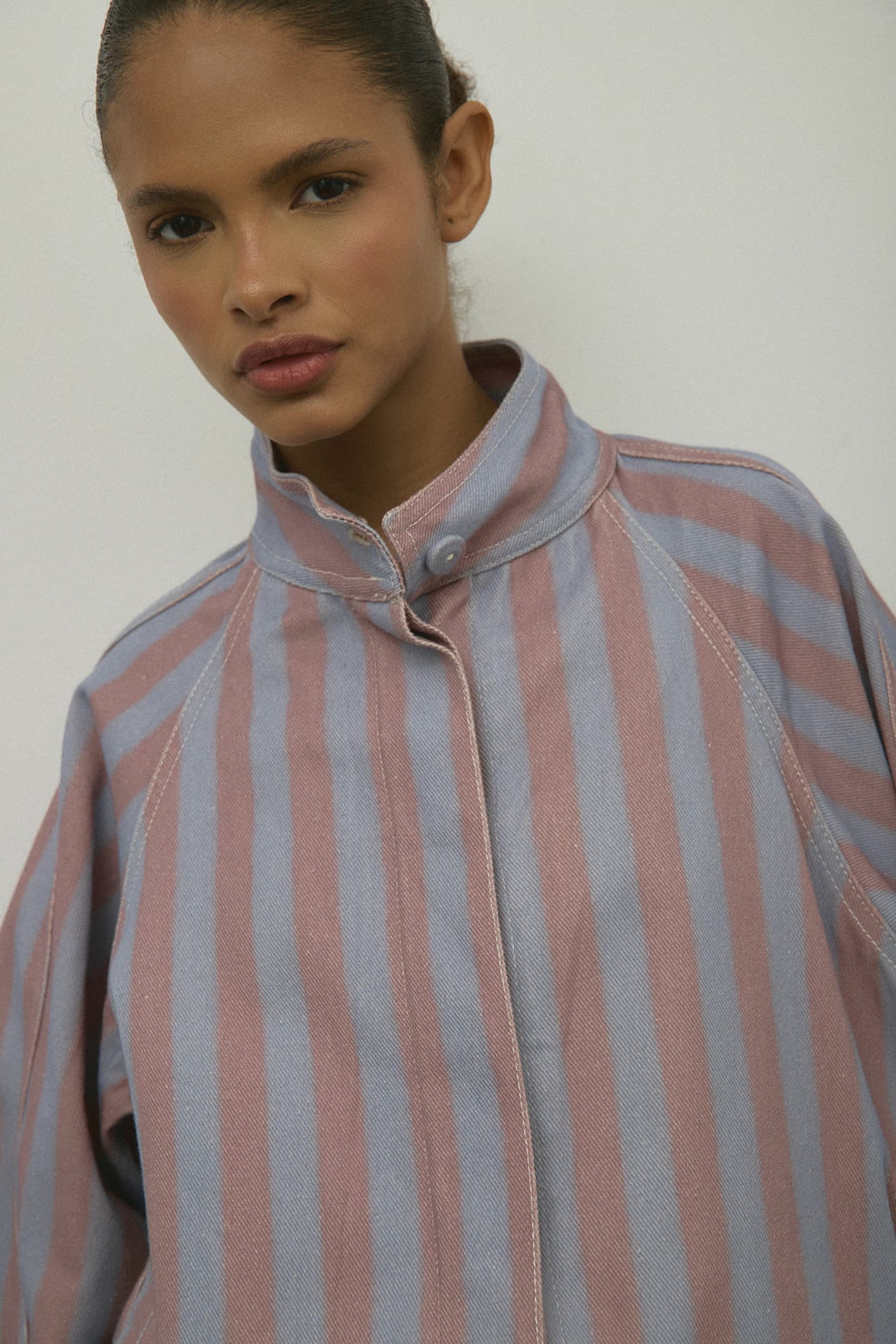 Chaqueta Bomber Cielo Rosa - imagen 4