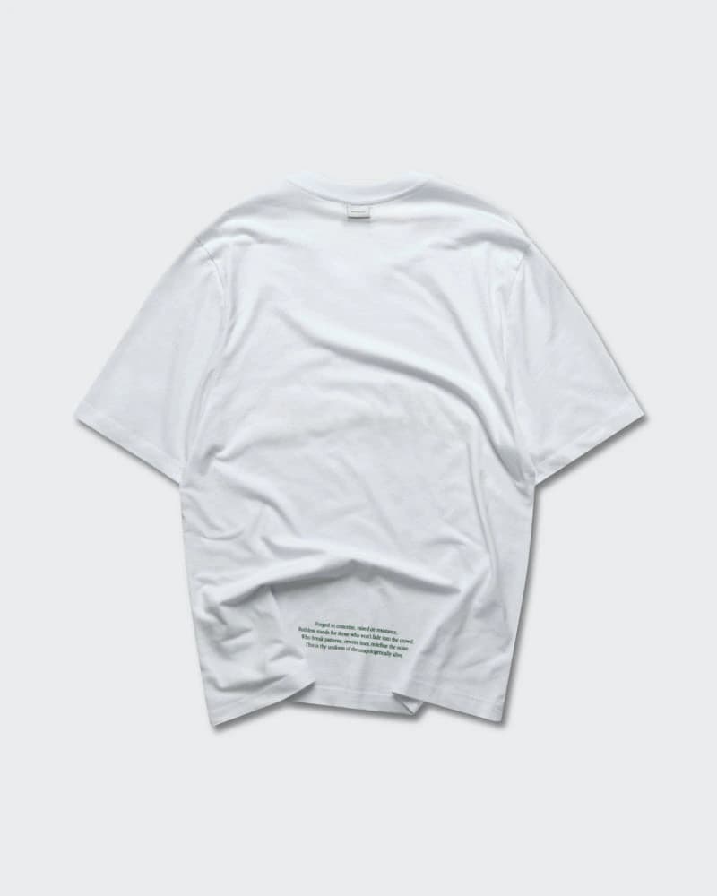 Camiseta Blanca Regular Break The Frame - imagen 4