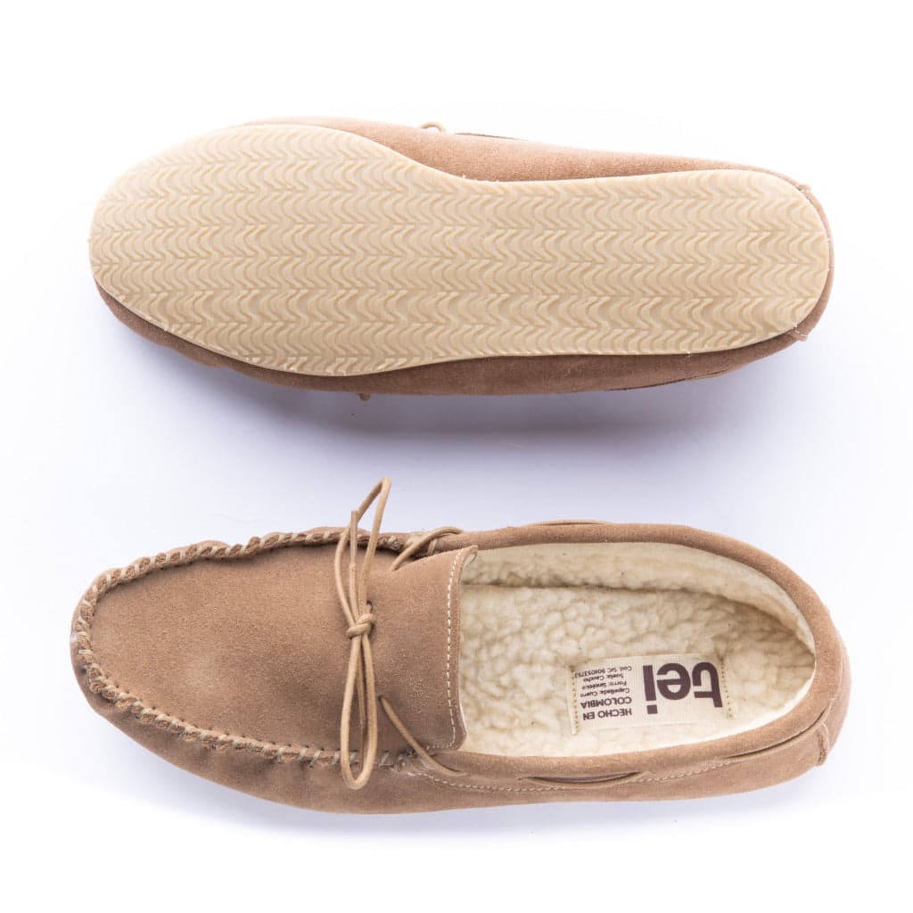 Pantuflas Apaches Hombre Almendra - imagen 3