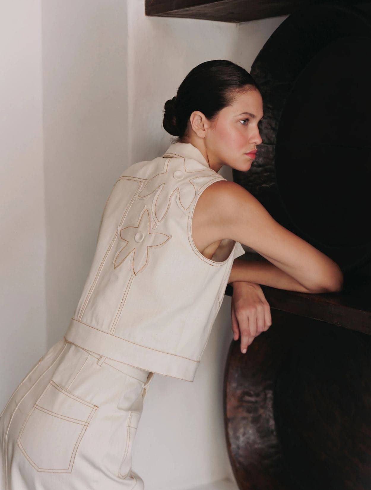 VEST DENIM NATURAL - imagen 1