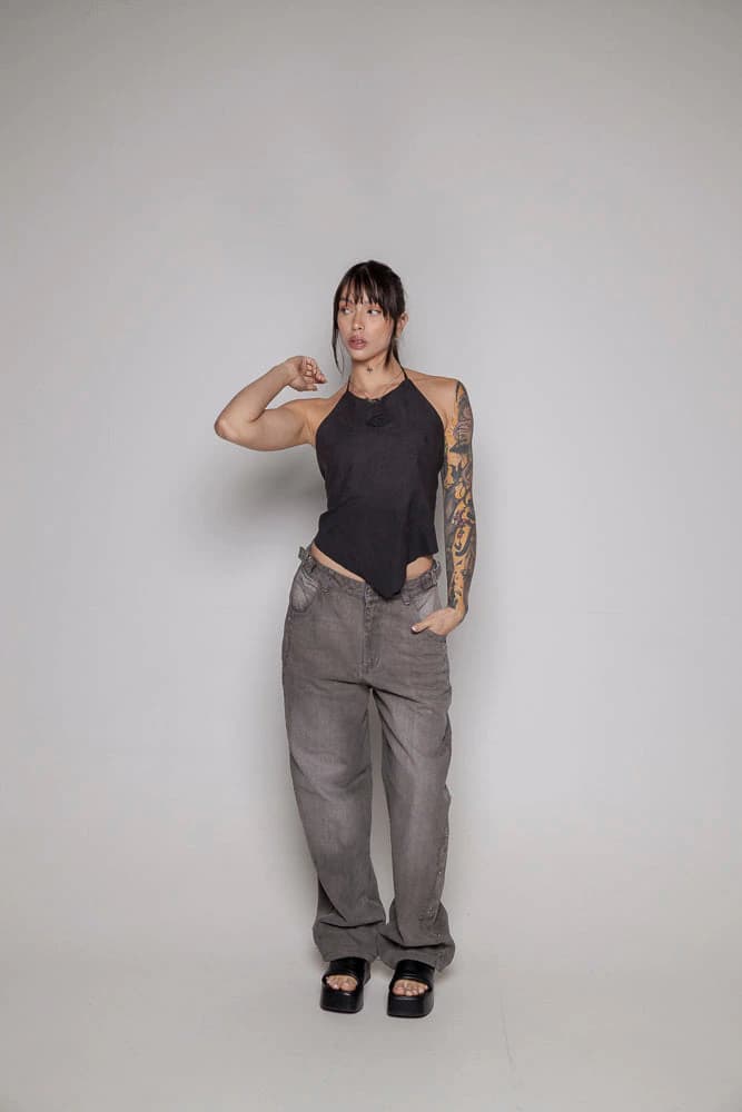 Baggy Courage Dama Gris/Stone - imagen 5