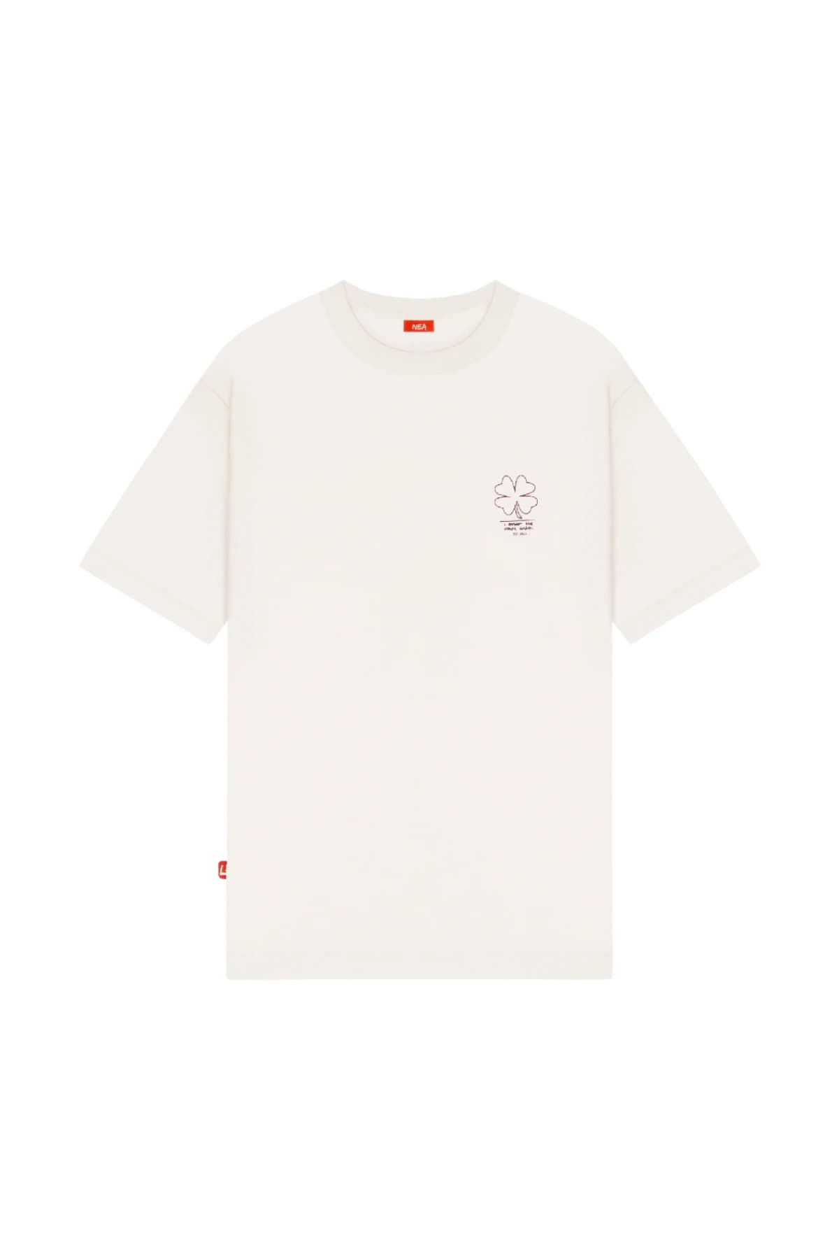 CAMISETA OVERSIZE FAITH MARFIL NEA - imagen 2