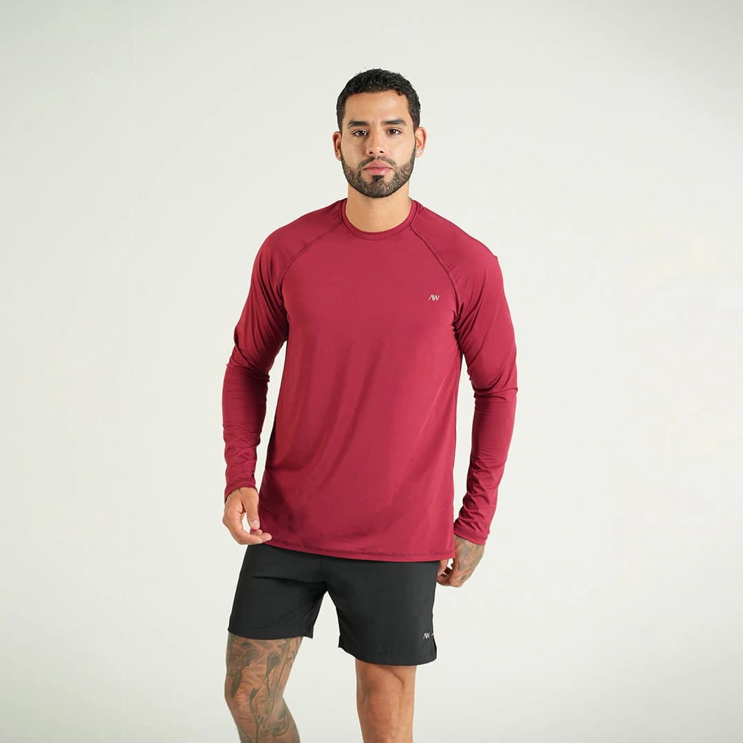Long sleeve Men Deep Red - imagen 1