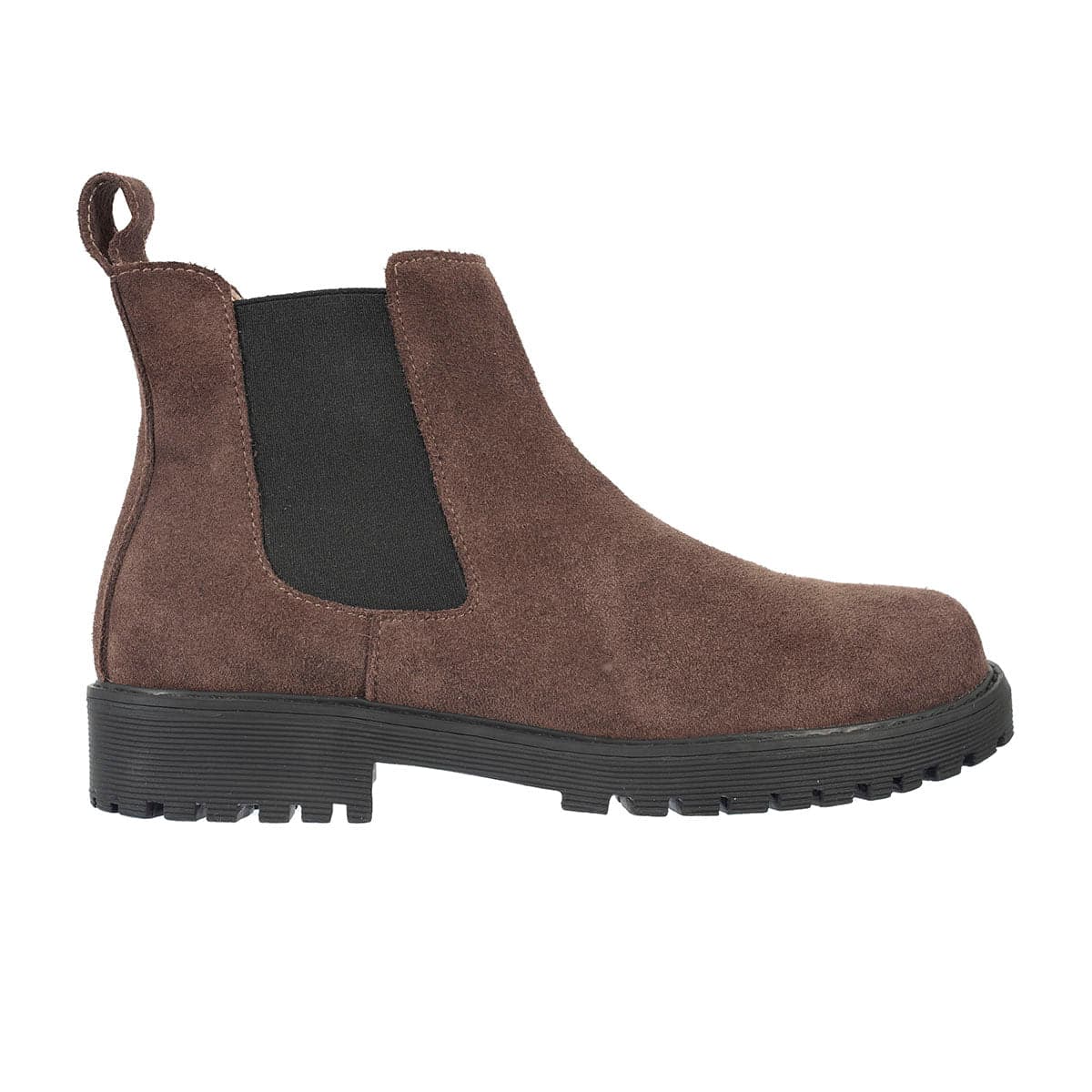 Botas Chelsea Sol Mujer Carnaza Cafe - imagen 3