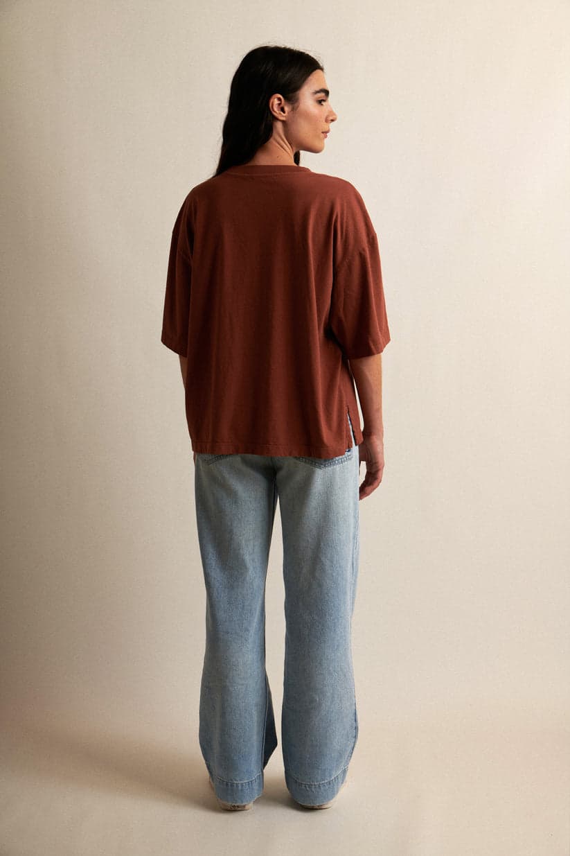 CAMISETA FLORES CAFE - imagen 3