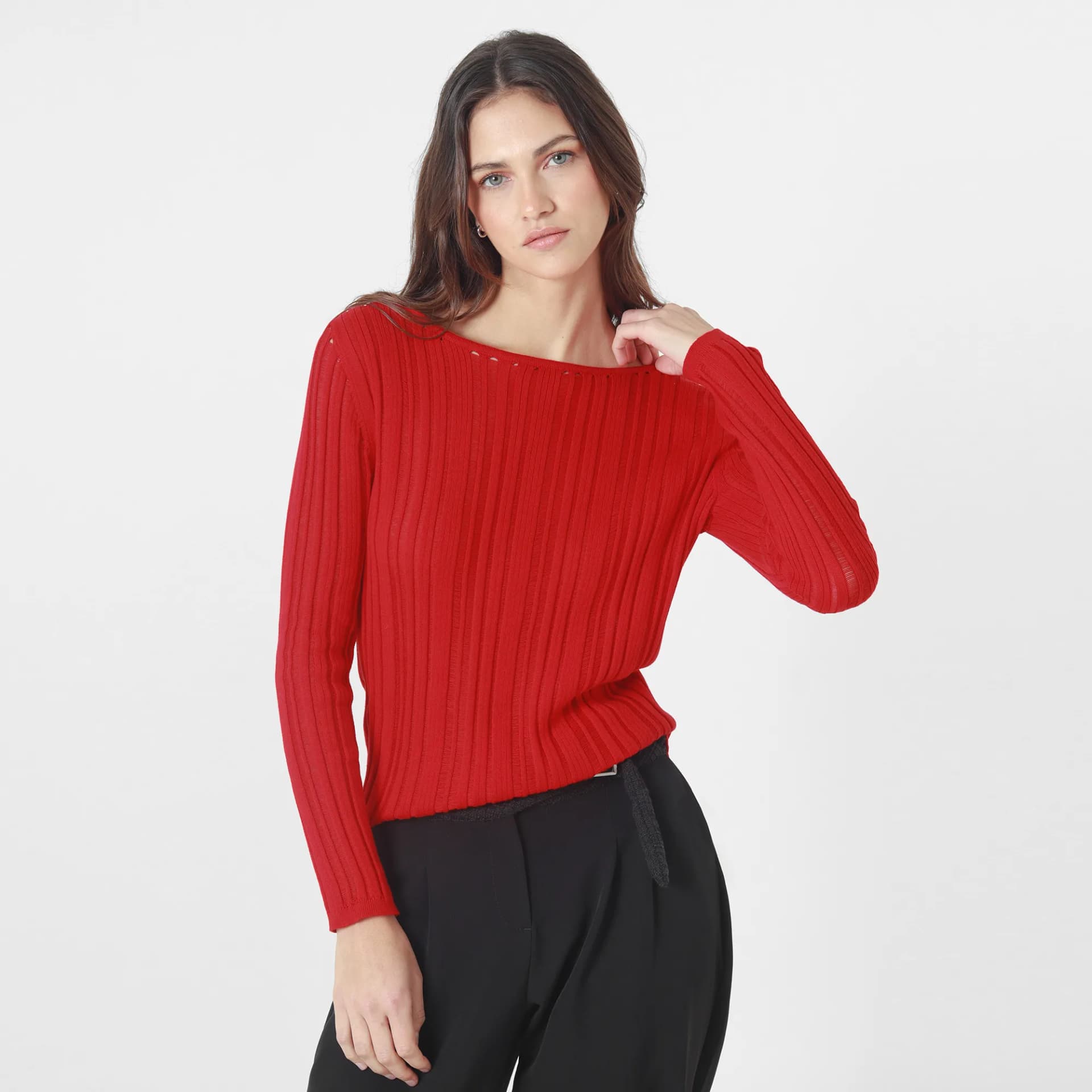 Sweater Cuello Redondo Manga Larga - imagen 4