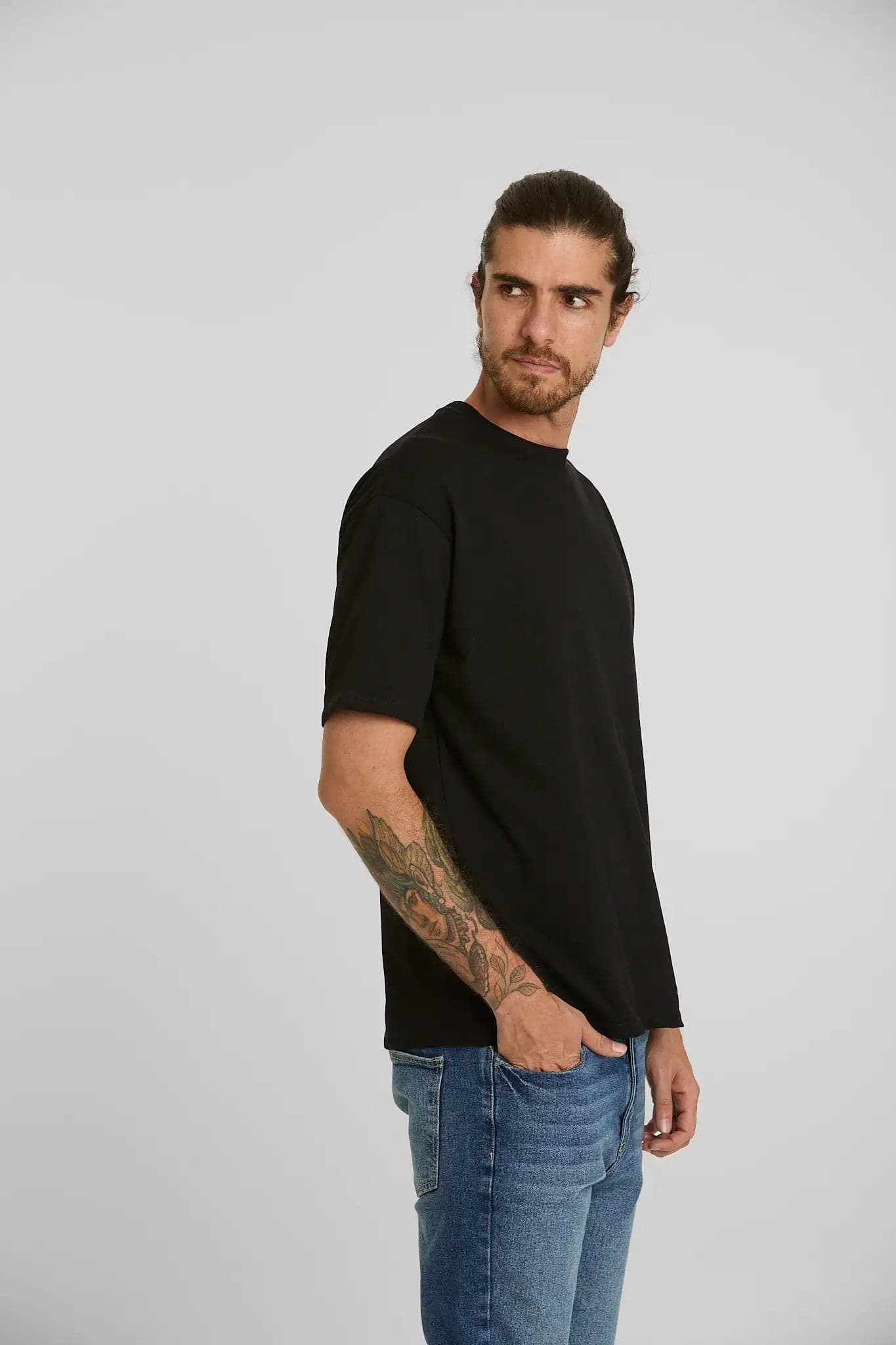 Camiseta básica negra - imagen 4