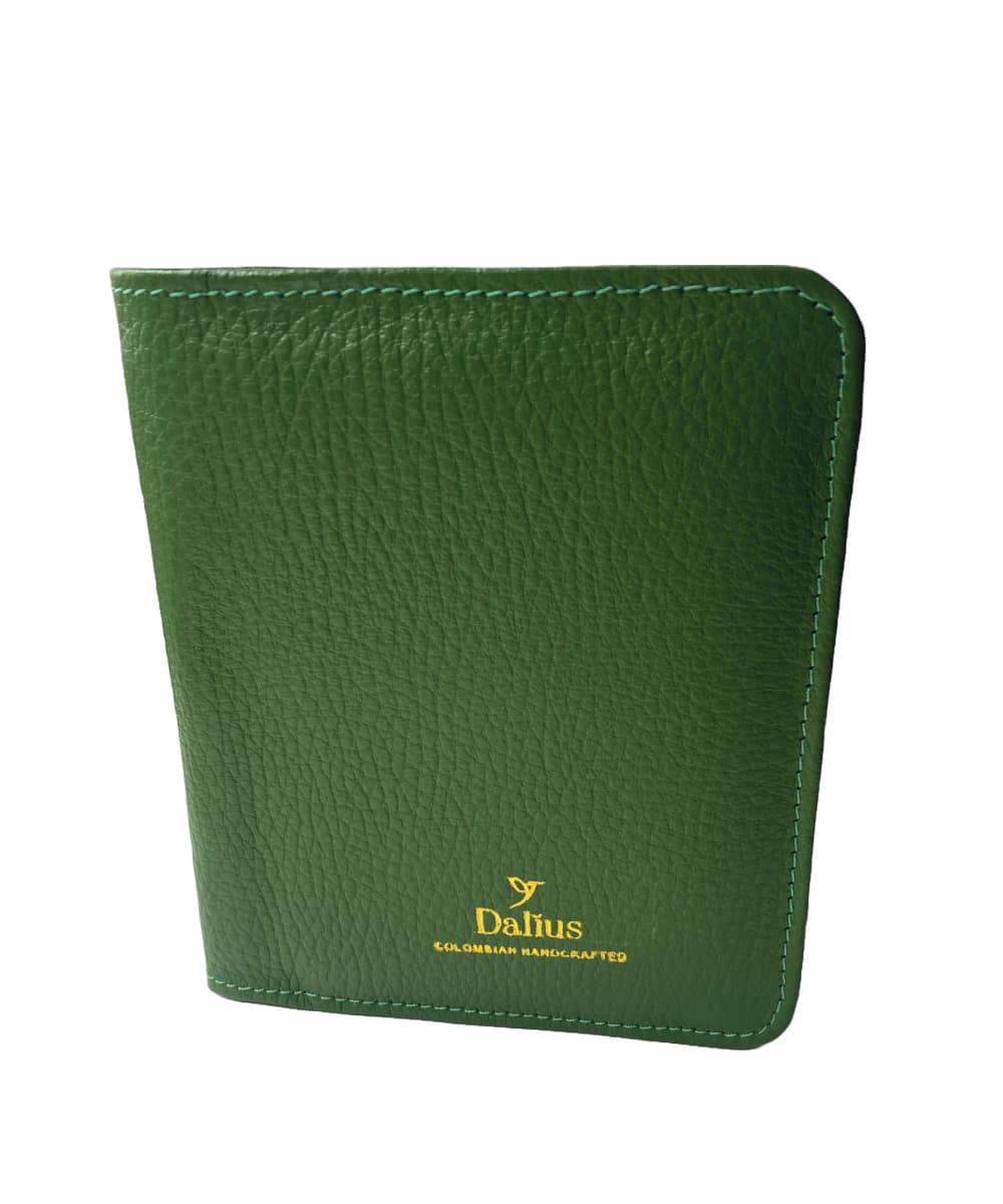 Portapasaporte de Cuero Verde Oliva - imagen 1