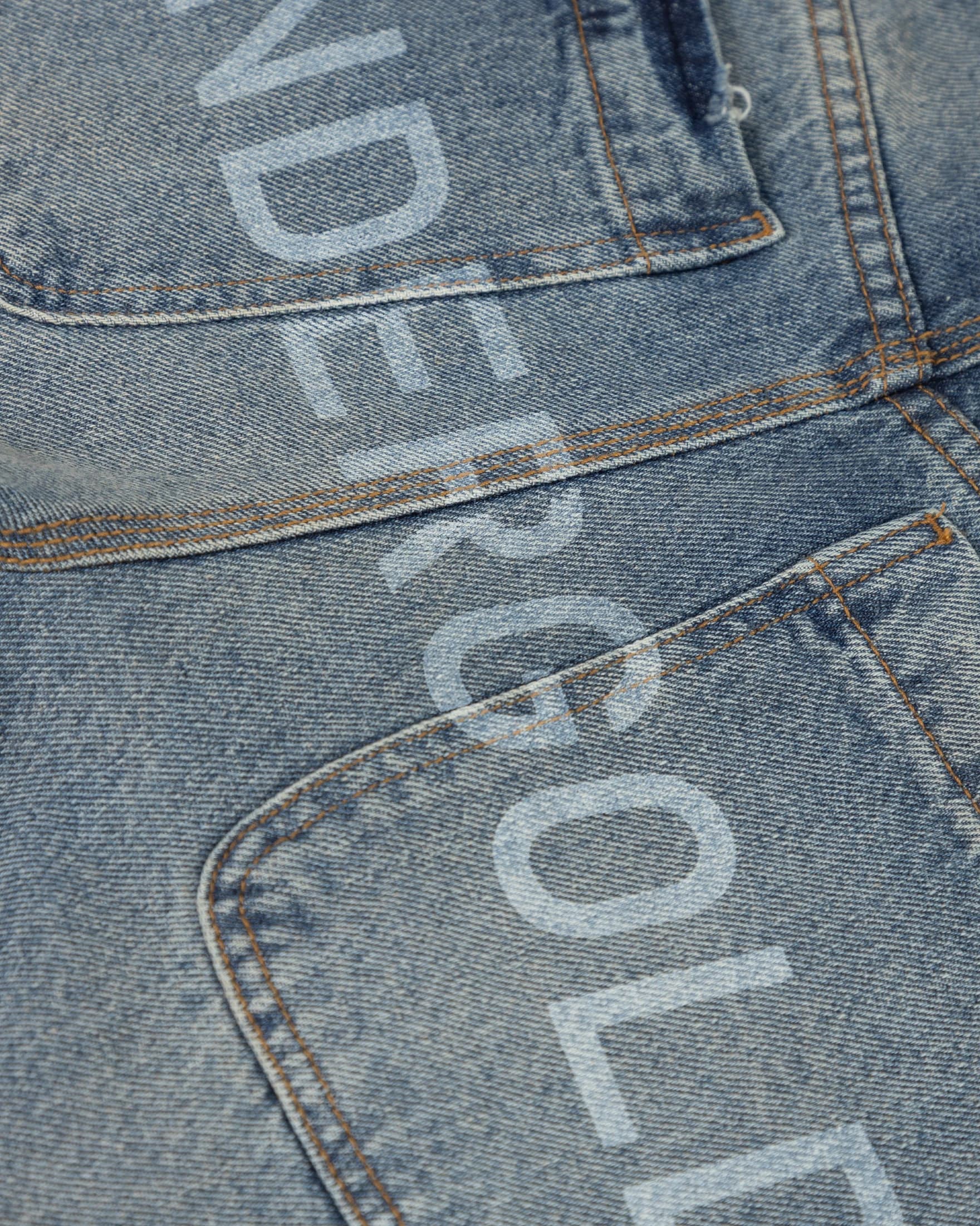 W Line Basic Wide Jeans Mid Blue - imagen 4