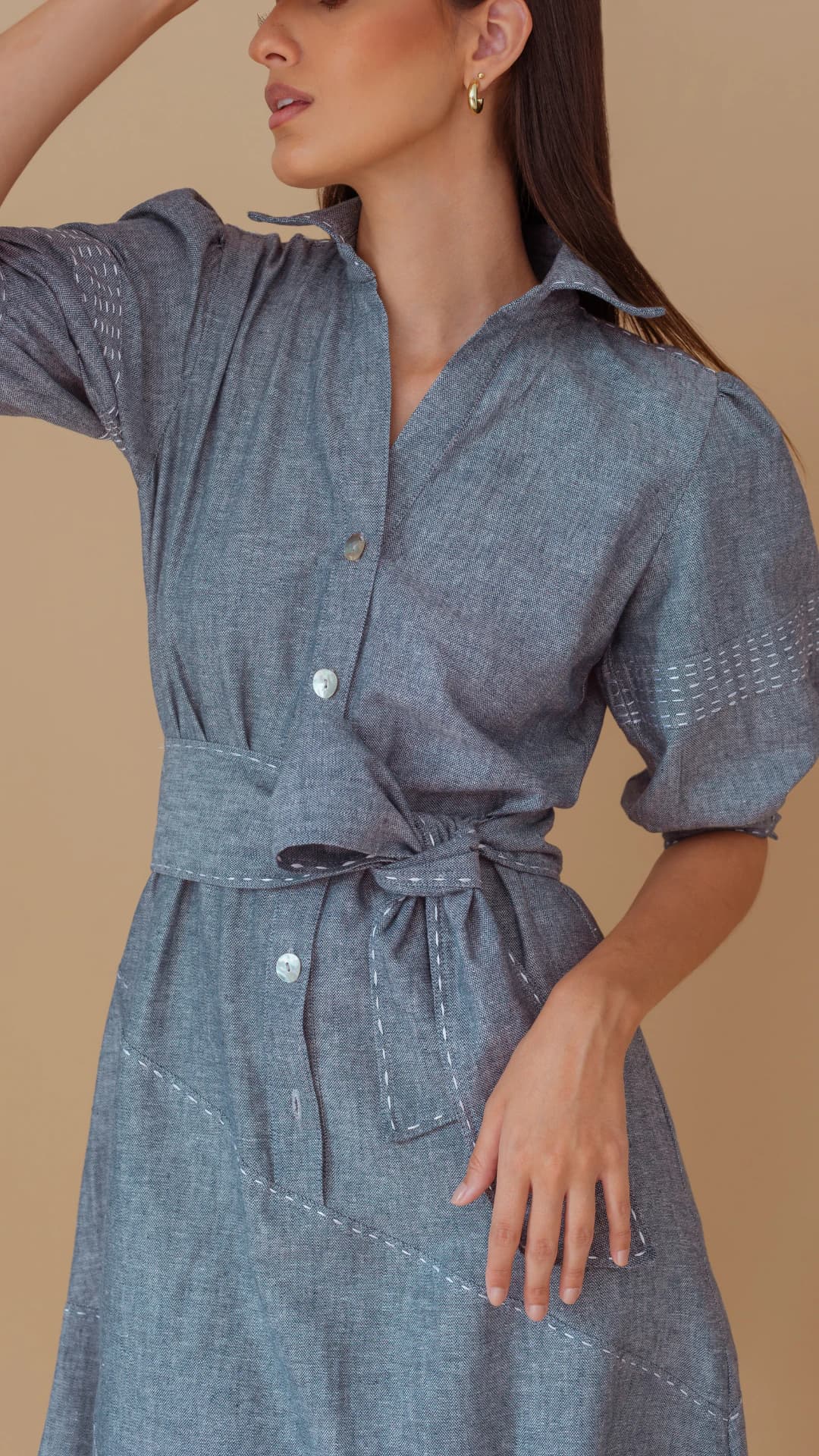 Isabel Blue Dress - imagen 2