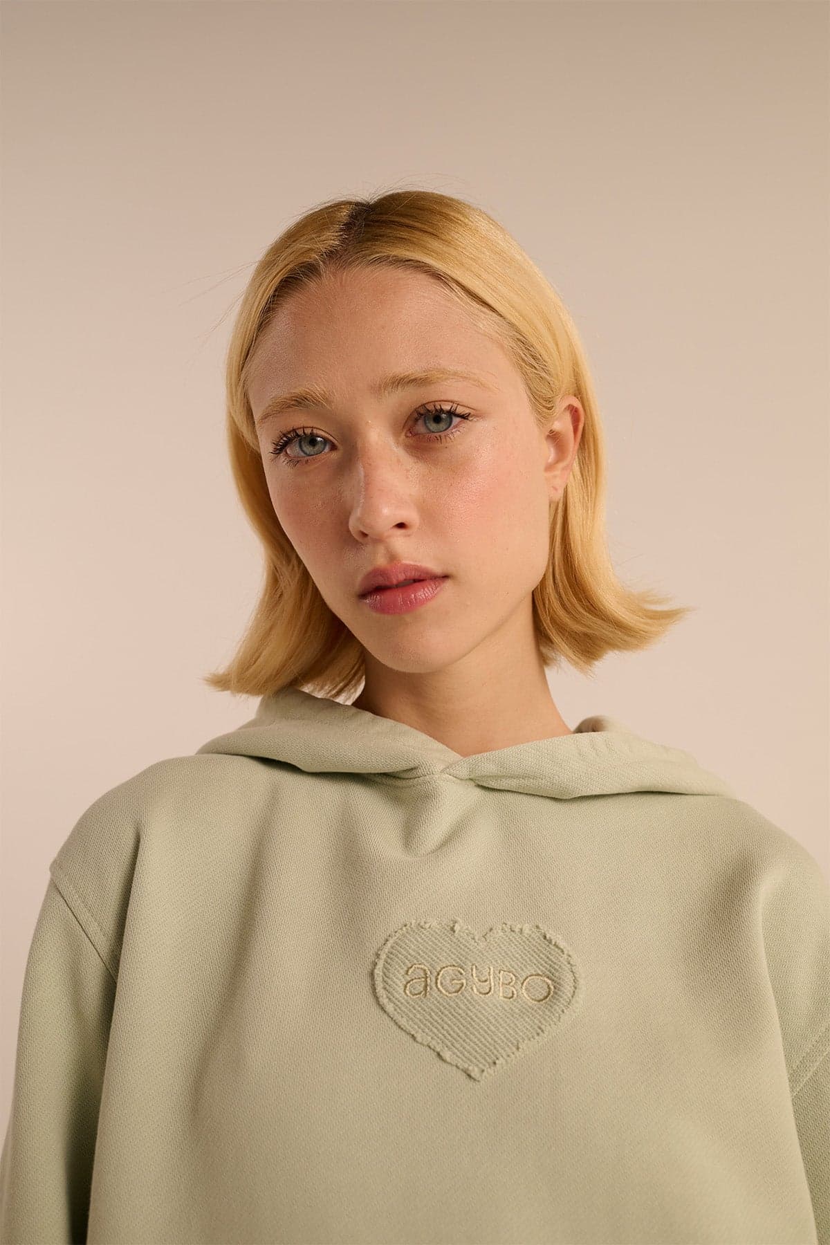 CORE HOODIE LIGHT GREEN - imagen 3
