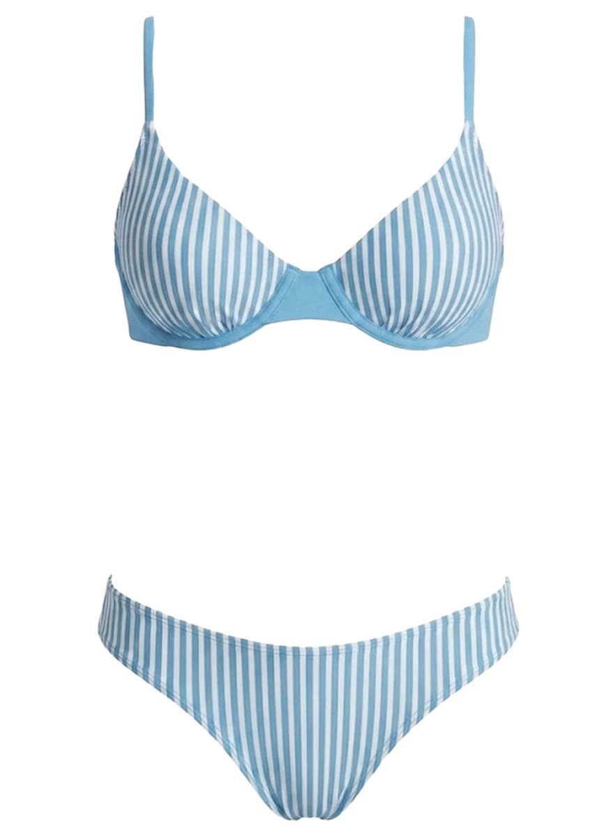 Maaji Stone Blue Sublimity Regular Rise Classic Bikini Bottom - imagen 6
