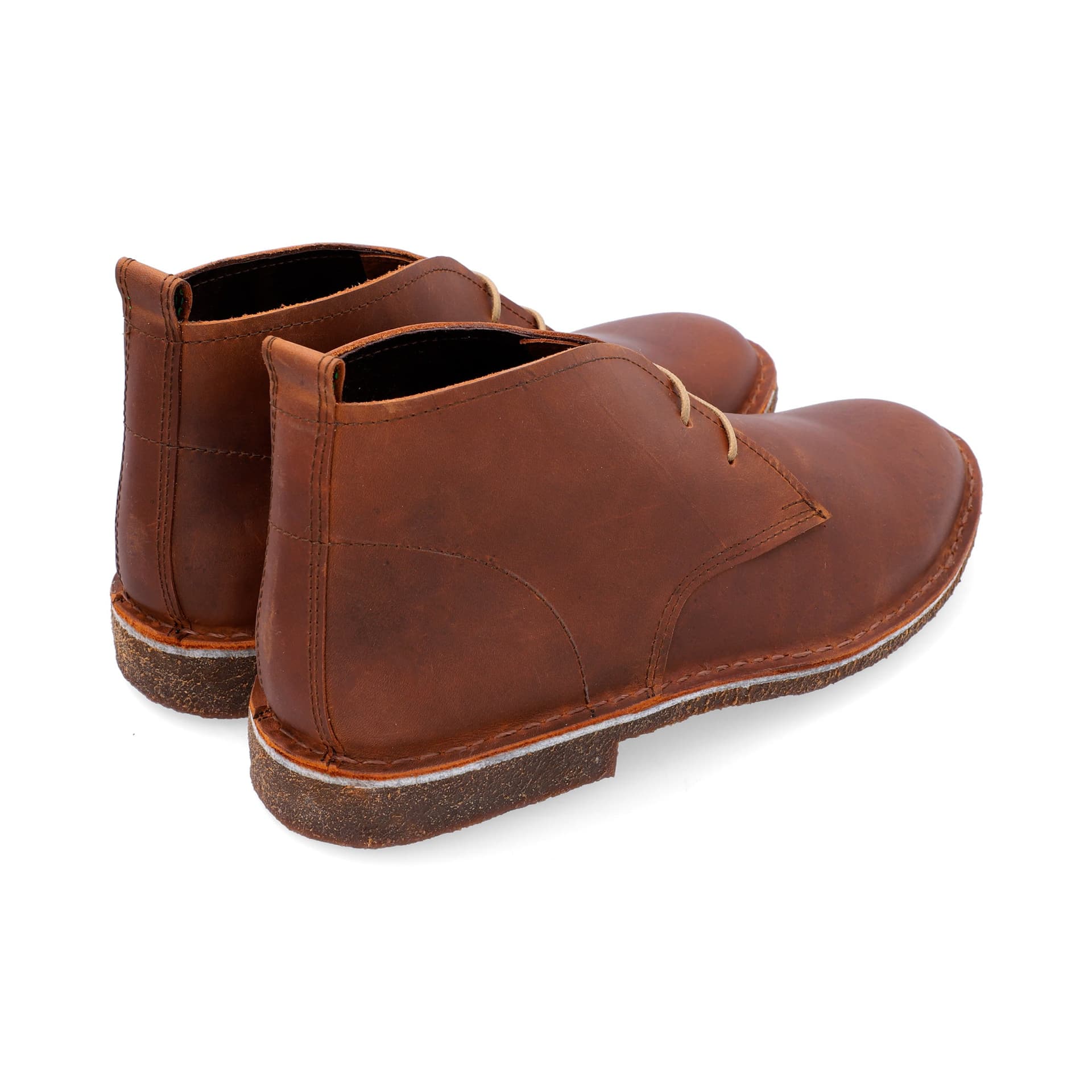 Botas Desert Hombre Cuero Graso Cafe Botas Hombre - imagen 2