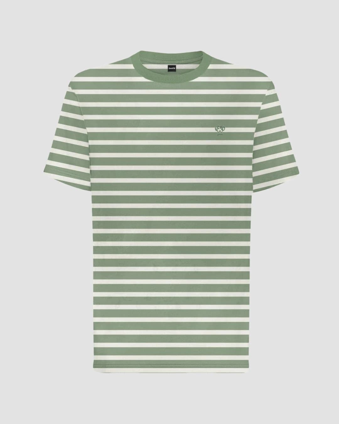 Camiseta Antimanchas Rayas Verde Sage - imagen 5