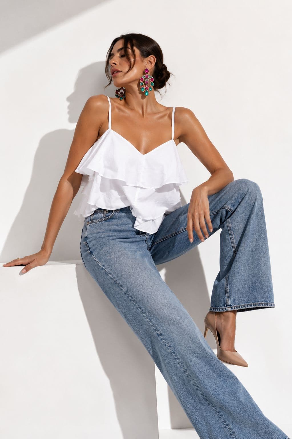 Blusa Salonica Blanca - imagen 2