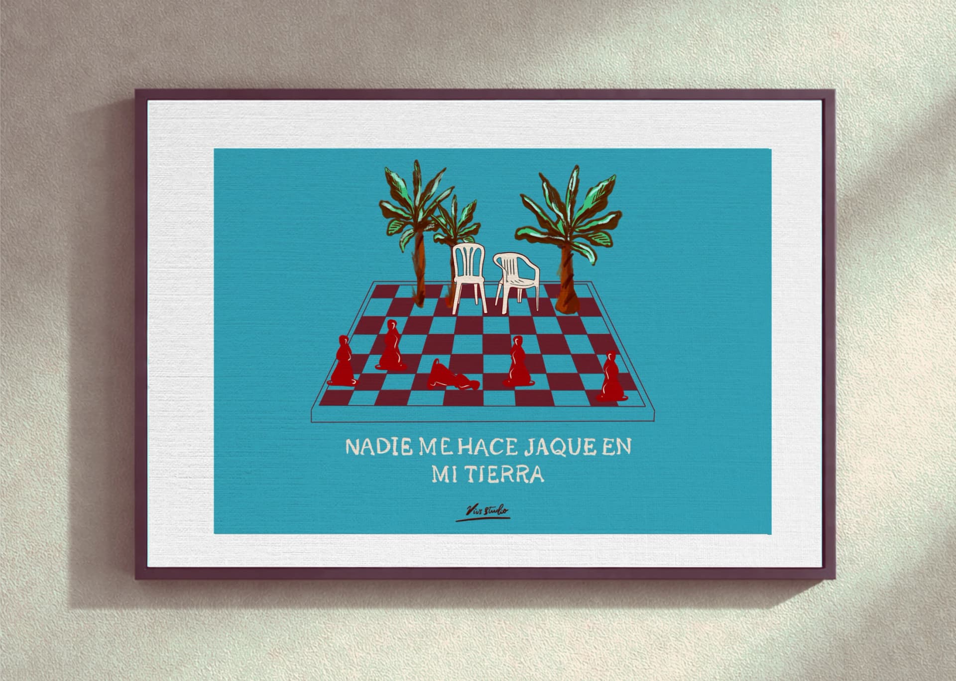 Print Nadie me hace jaque en mi tierra - imagen 3