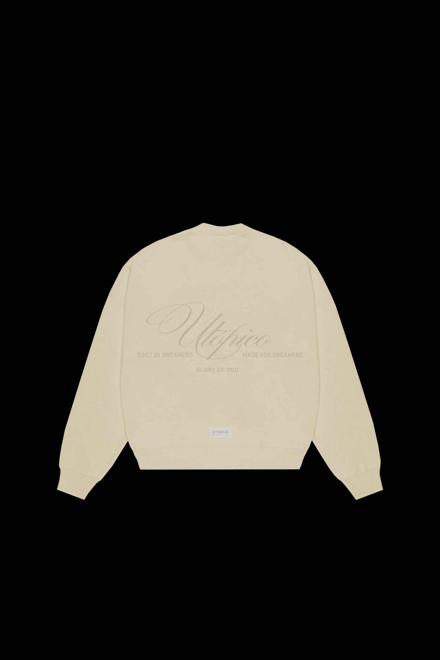 Crewneck Beige - Sacred Heart - imagen 2