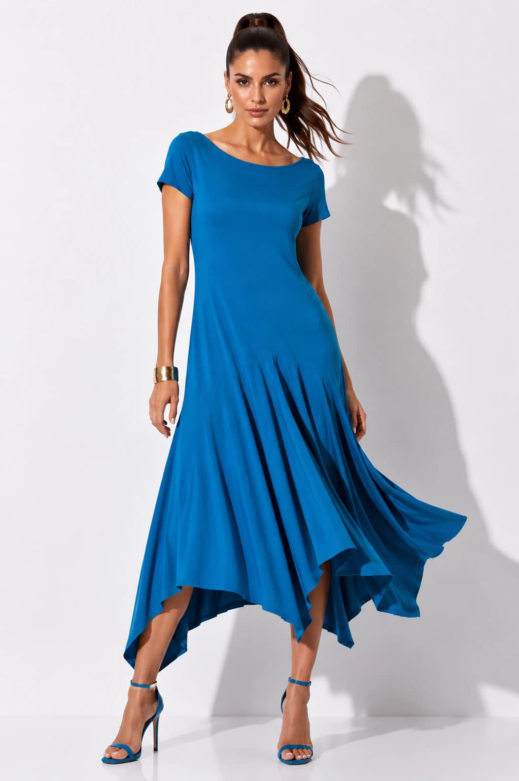 Vestido Nicolasa Petróleo - imagen 1