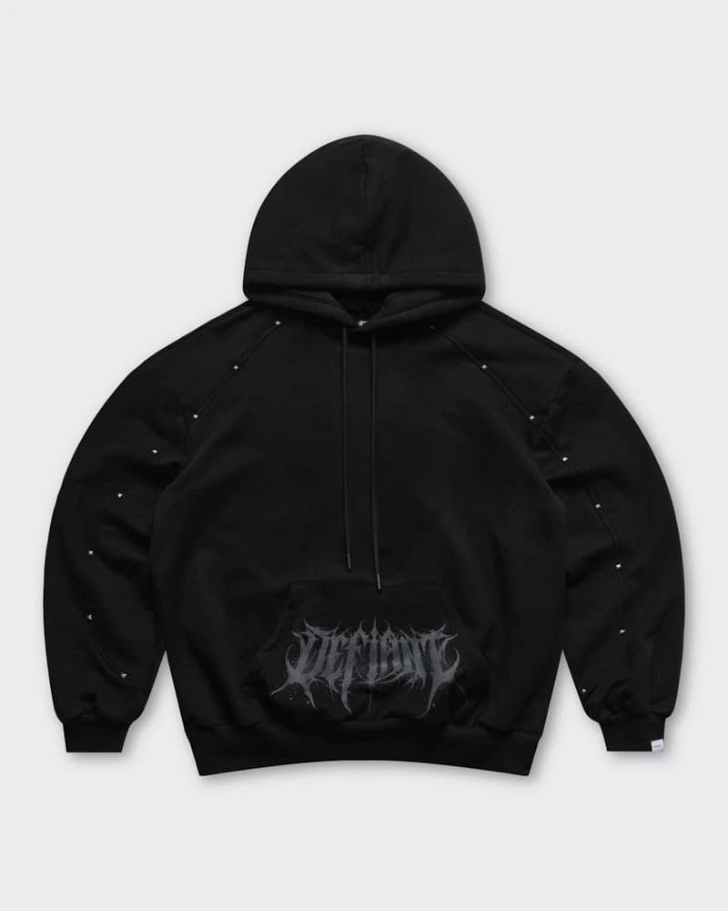 Hoodie Negro Oversize Obsidian