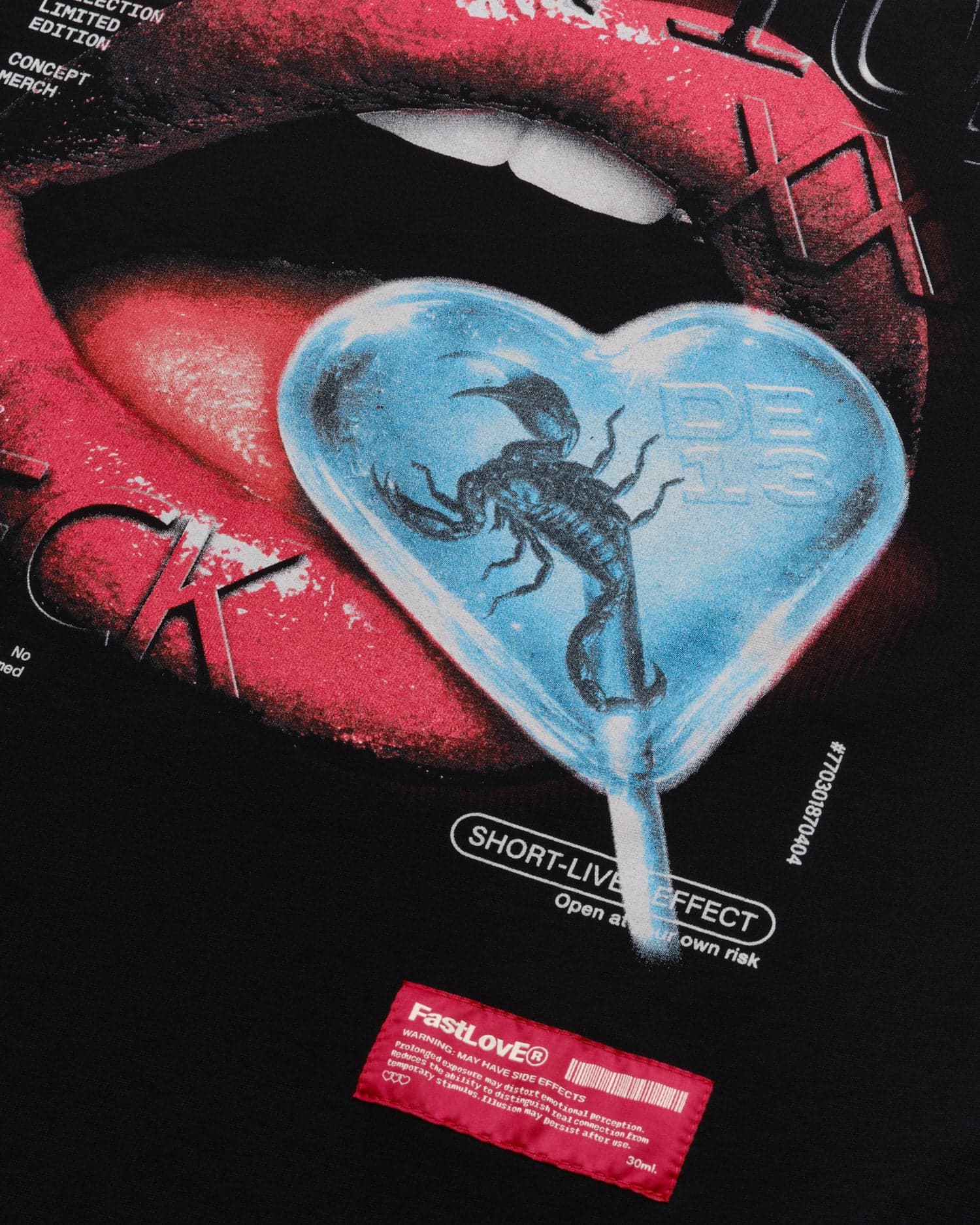 Camiseta Negra Oversize - Edición Fast Love - imagen 5