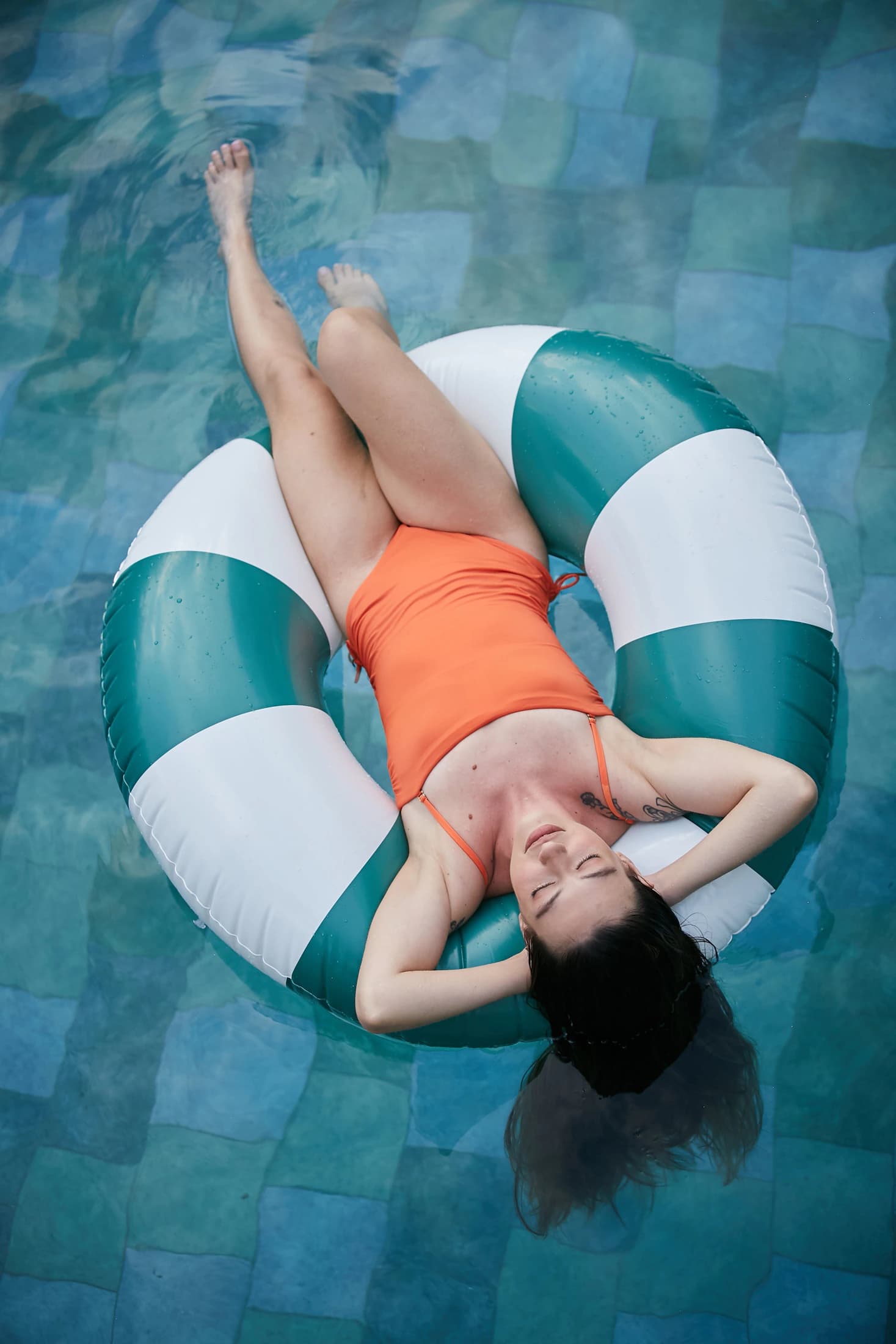 Vestido De Baño Entero Verano Naranja - imagen 3