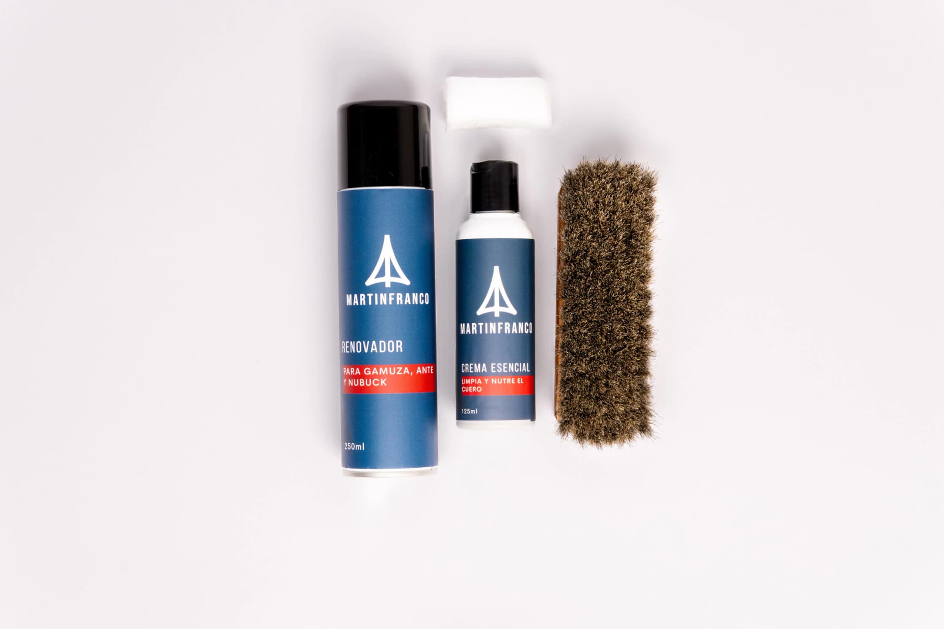 COMBO 1 : Renovador - Crema Esencial - Shoe Cream Marrón Claro - Cepillo Crin - imagen 3