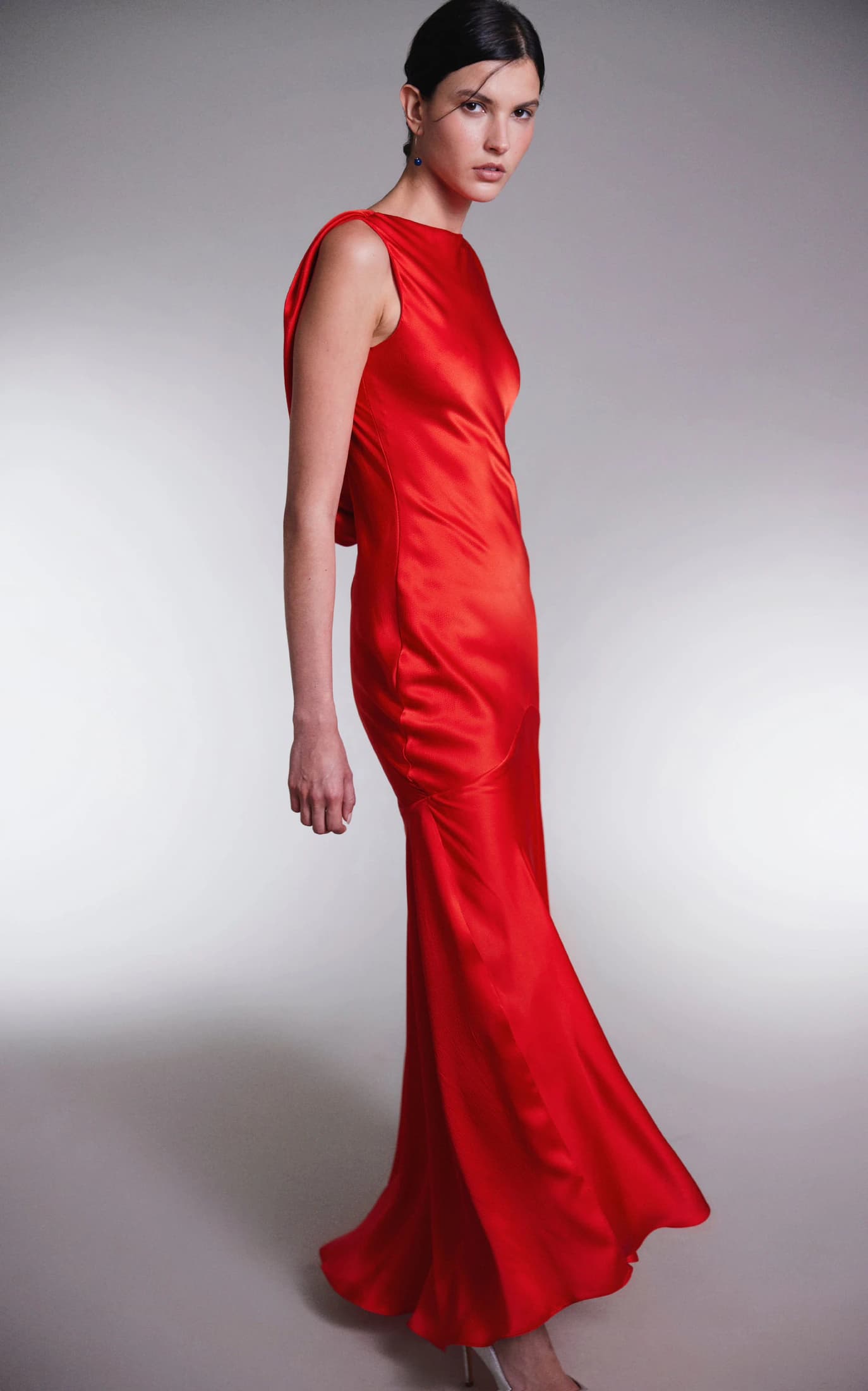Ruby Silk Maxi Dress - imagen 1