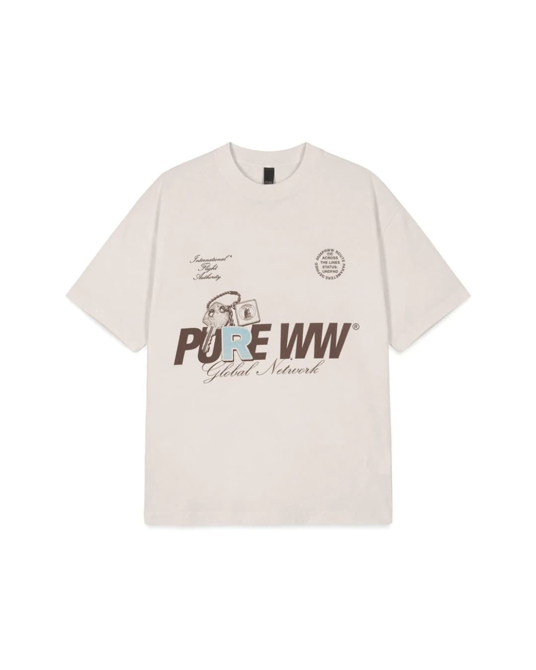 ACROSS THE LINES WHITE KEY T-SHIRT - imagen 1
