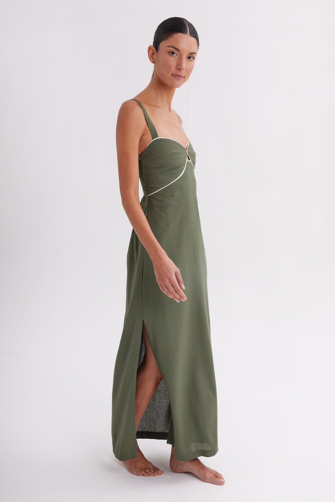Vestido Mujer Amara Military - imagen 3