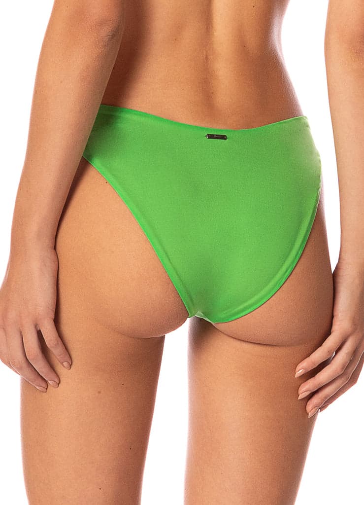 Maaji Emerald Brocade Splendour Regular Rise Thin Side Bikini Bottom - imagen 3