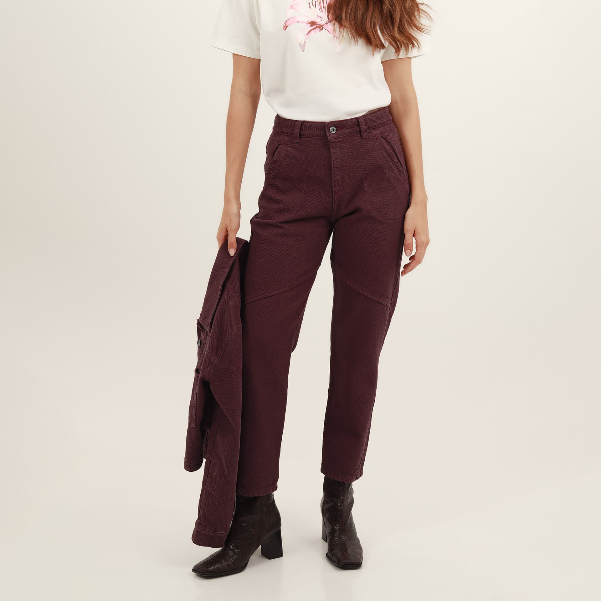 Pantalon Tiro Medio Bota Recta - imagen 2